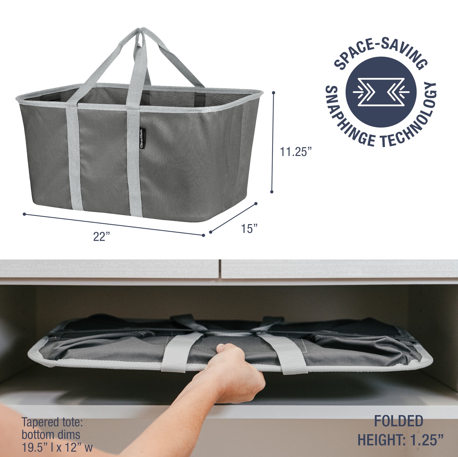 Collapsible Laundry Tote