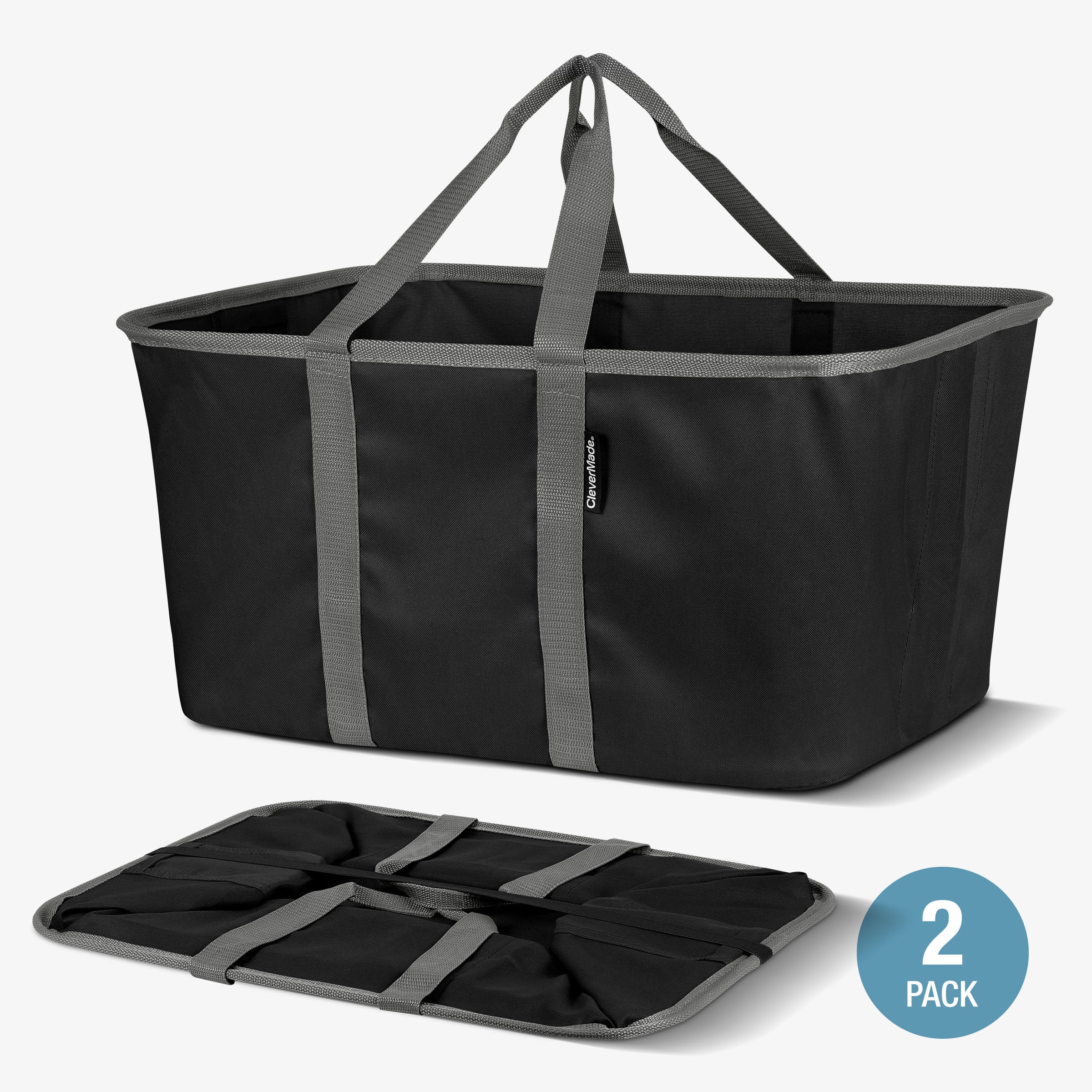 Collapsible Laundry Tote | Collapsible Laundry Basket 50L | CleverMade