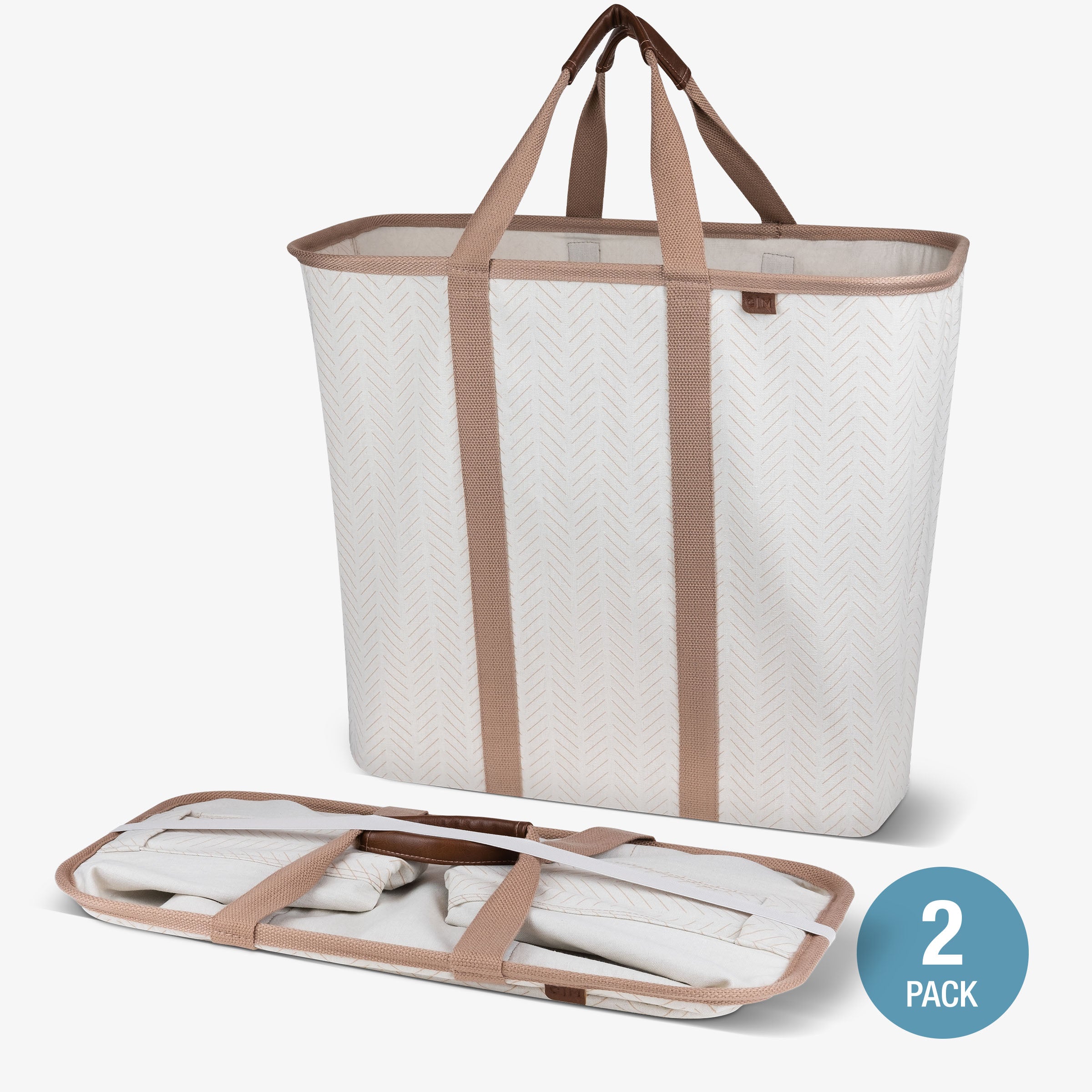 Collapsible Laundry Caddy LUXE | Collapsible Laundry Hamper 64L
