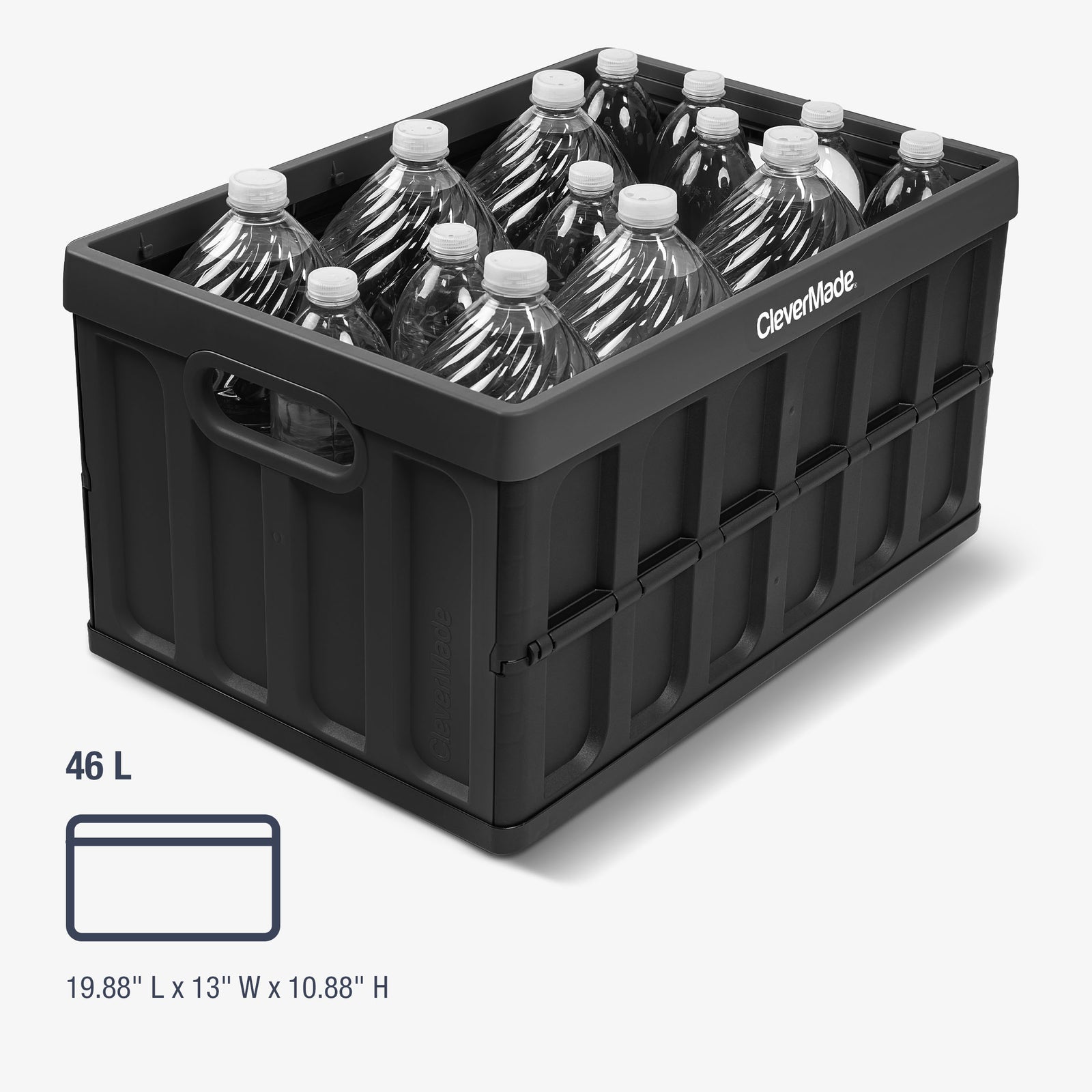 Collapsible Storage Bin with Lid