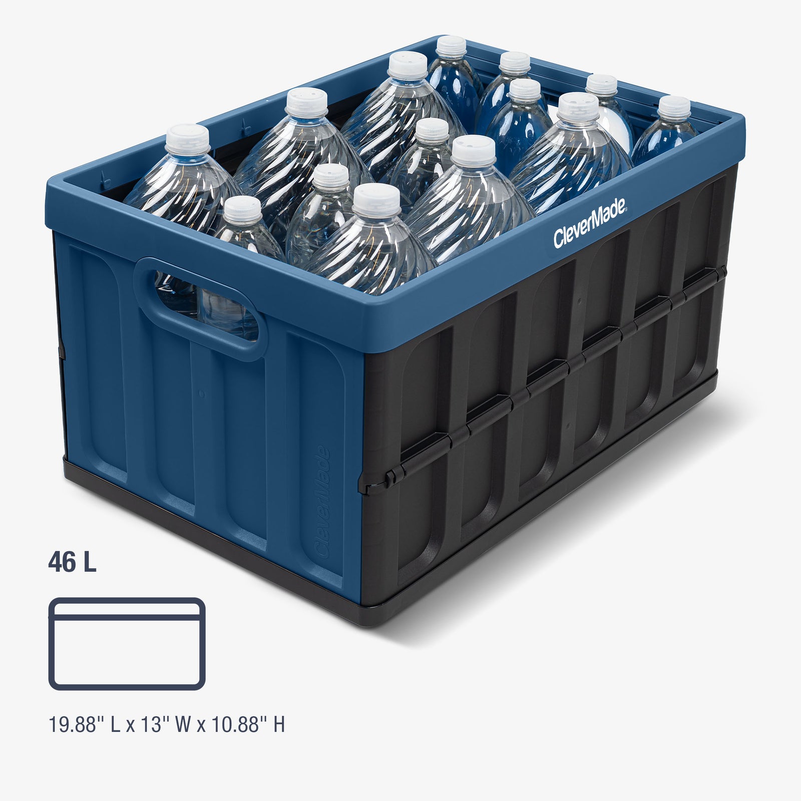 Collapsible Storage Bin with Lid