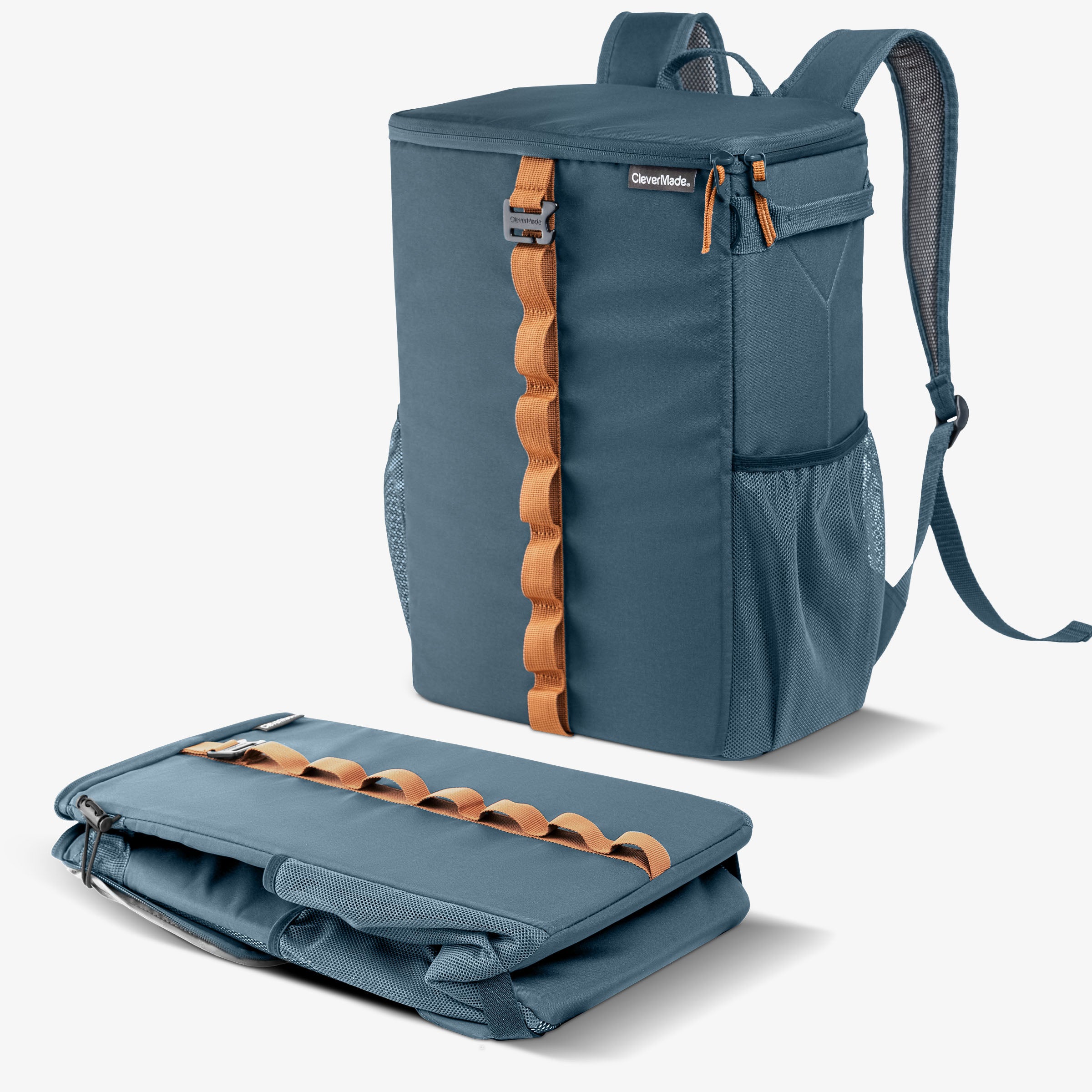 Collapsible Backpack Cooler | 24 Can Soft Cooler Backpack | CleverMade