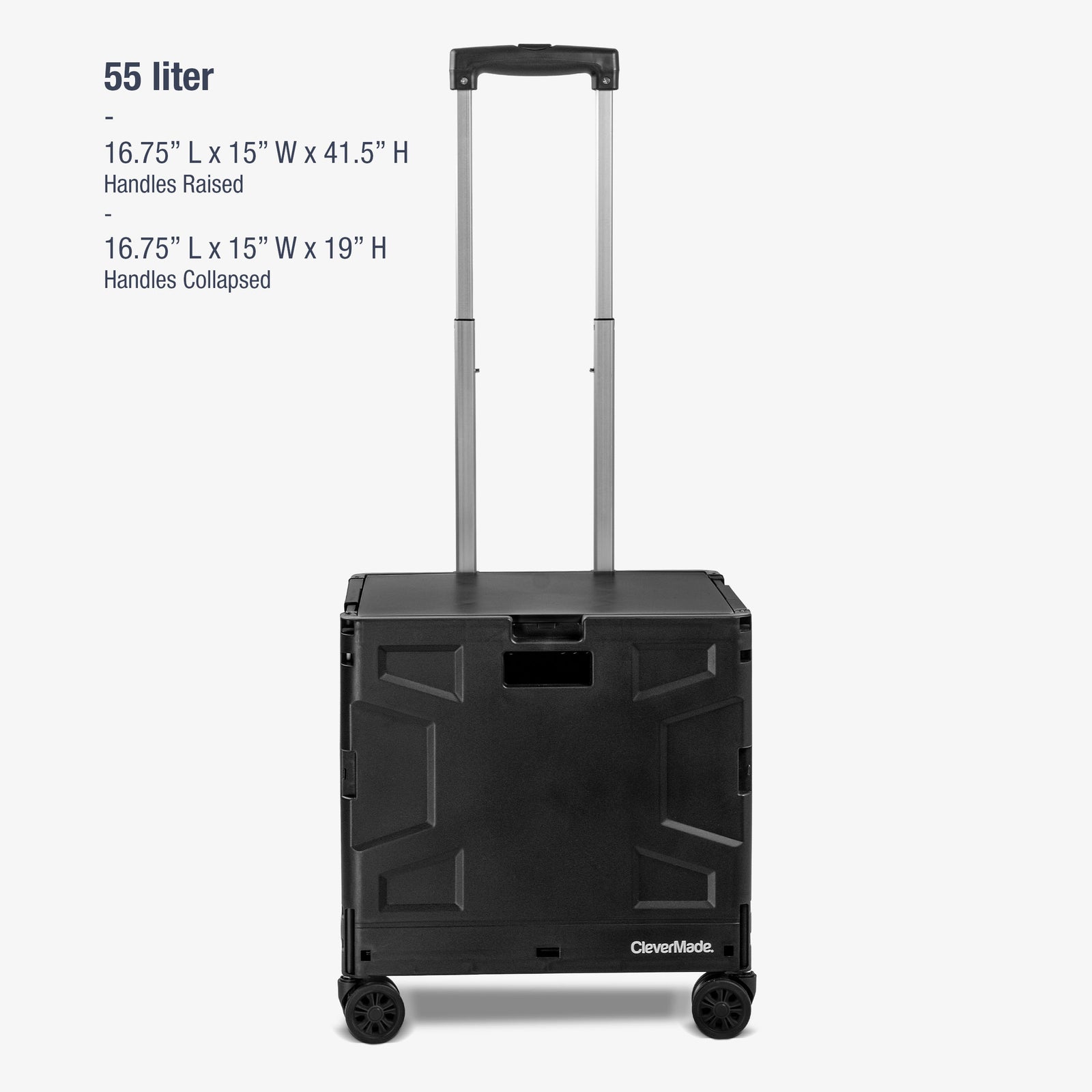 Collapsible Wheeled Crate - 4 Wheels