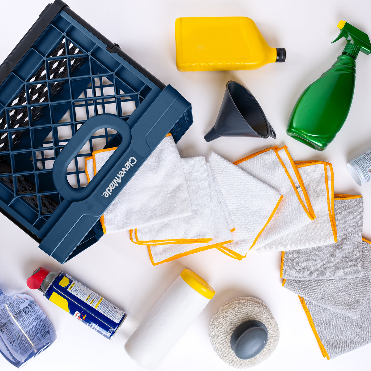 milk crates for garage storage and storing cleaning supplies how to organize cleaning supplies