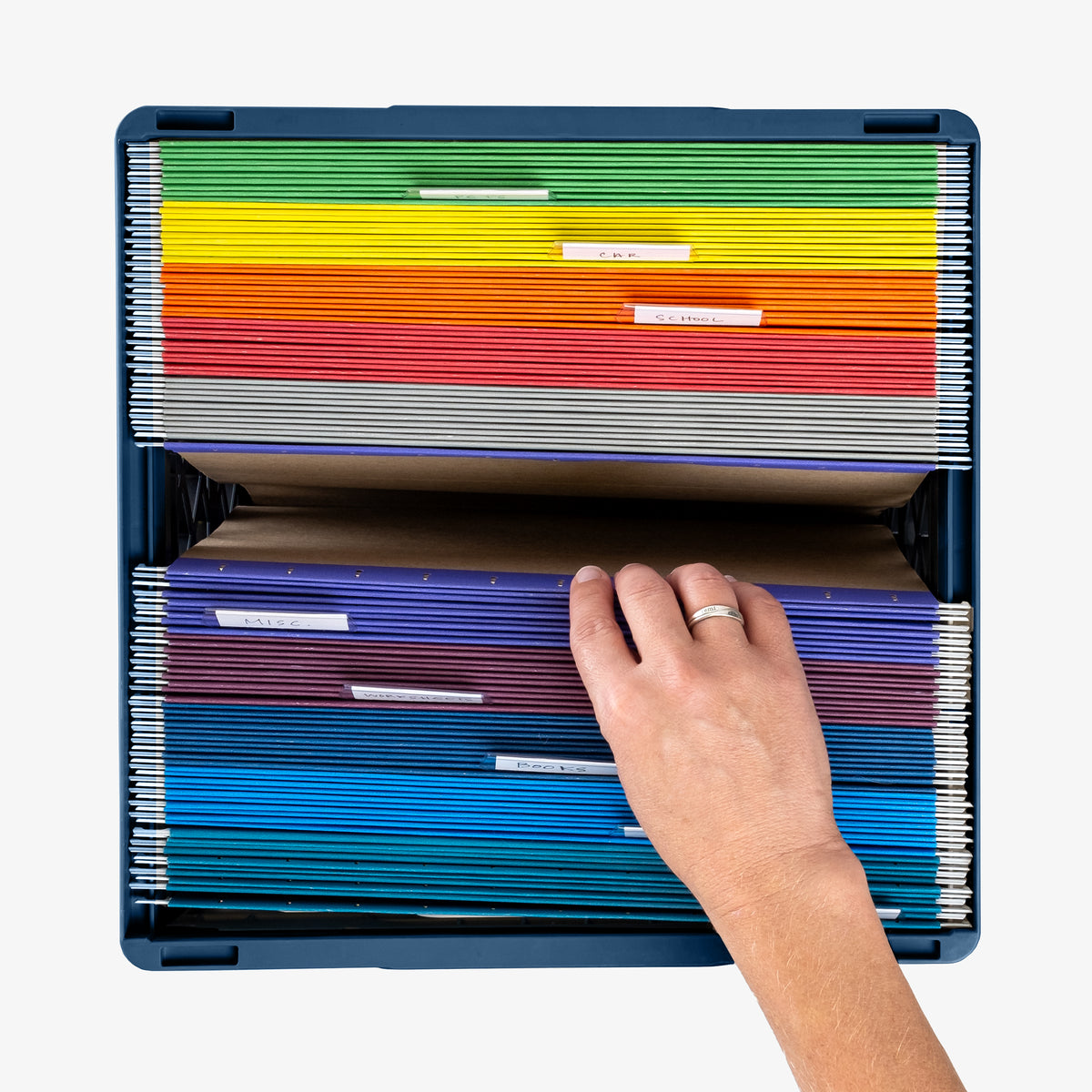 how to use crates for file folders how to use milk crates for storage of files hanging files