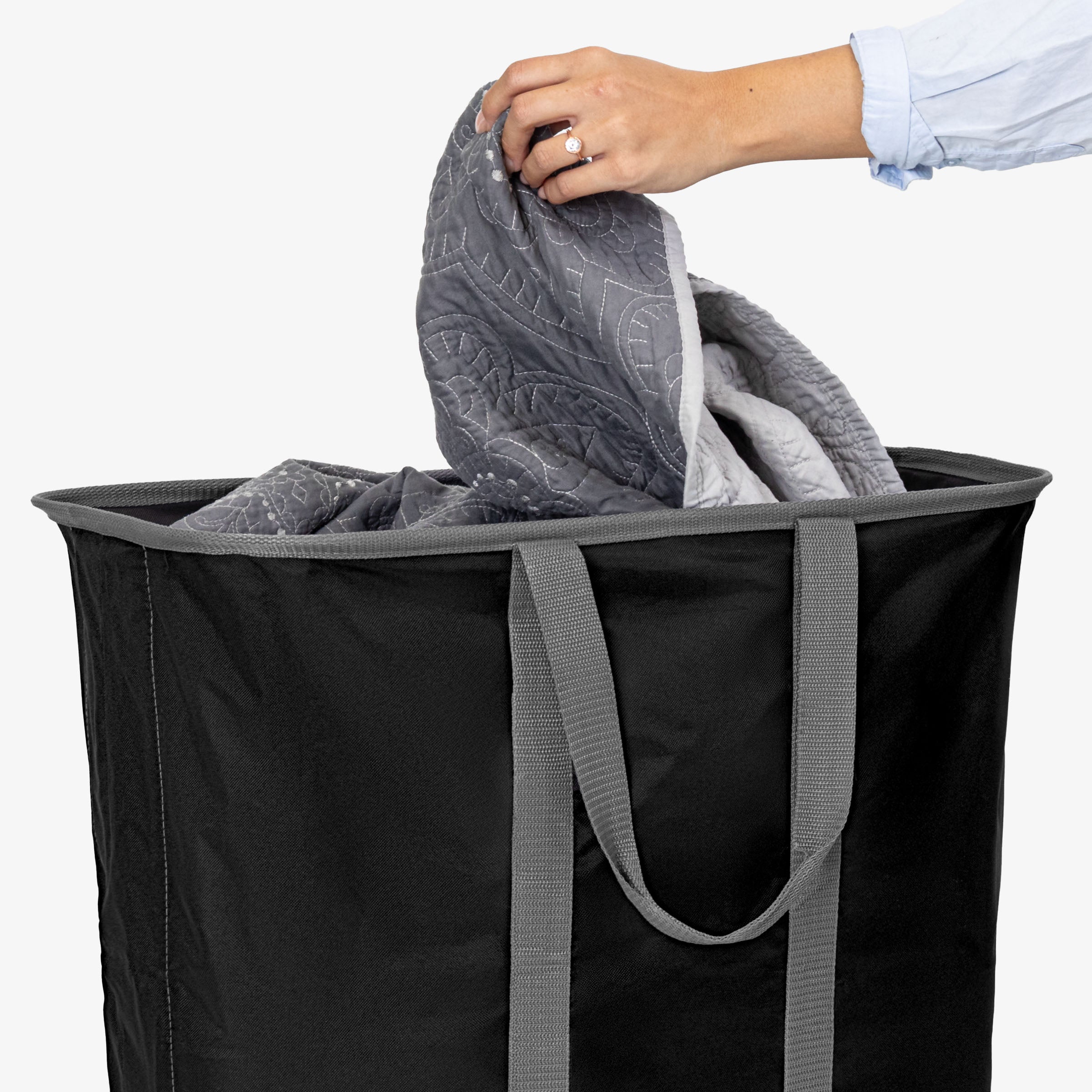 Collapsible Laundry Caddy | Collapsible Laundry Hamper 64L
