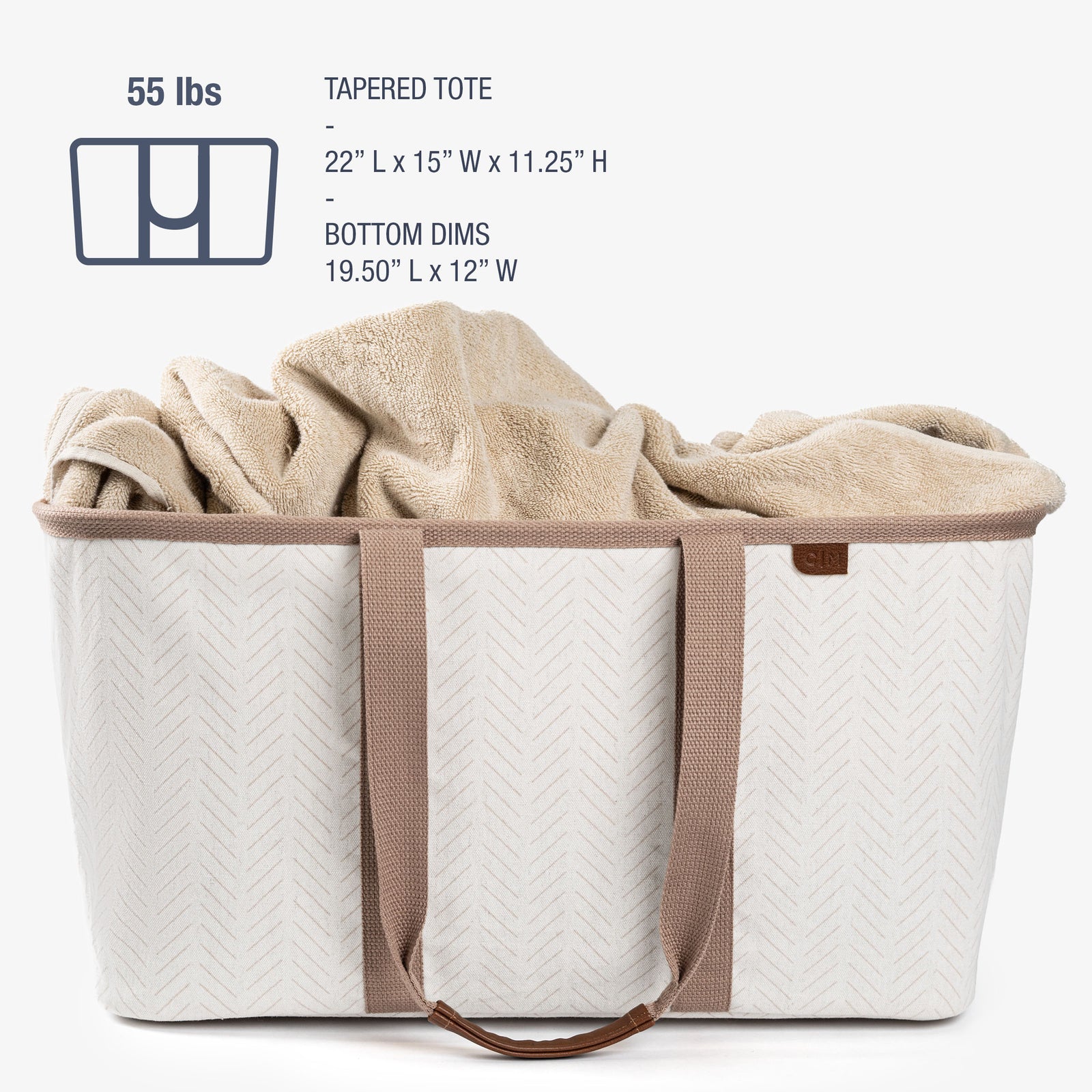 Collapsible Laundry Tote LUXE