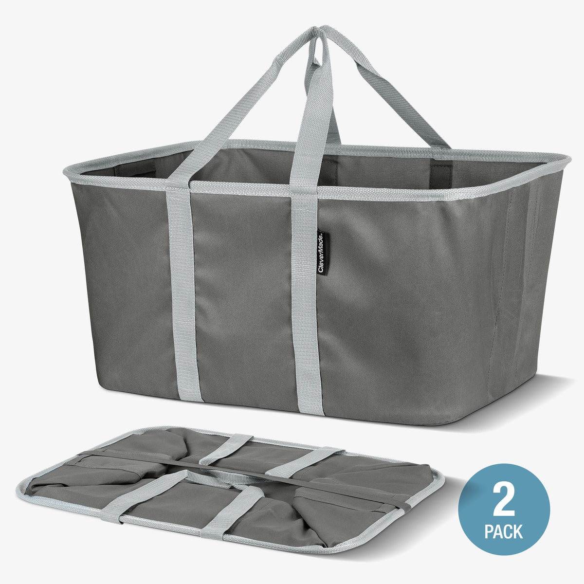 Collapsible Laundry Tote | Collapsible Laundry Basket 50L | CleverMade