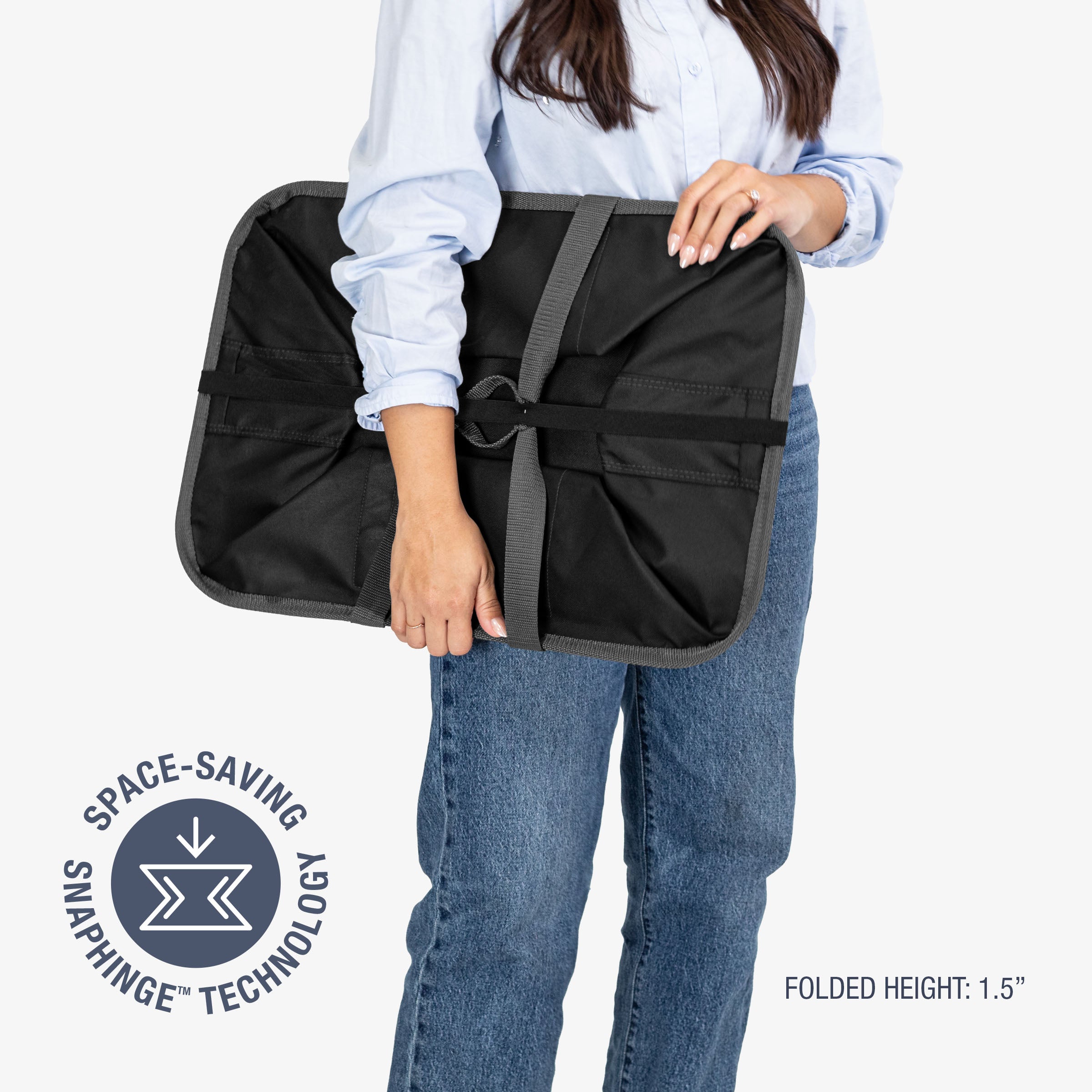 Collapsible Laundry Tote | Collapsible Laundry Basket 50L | CleverMade