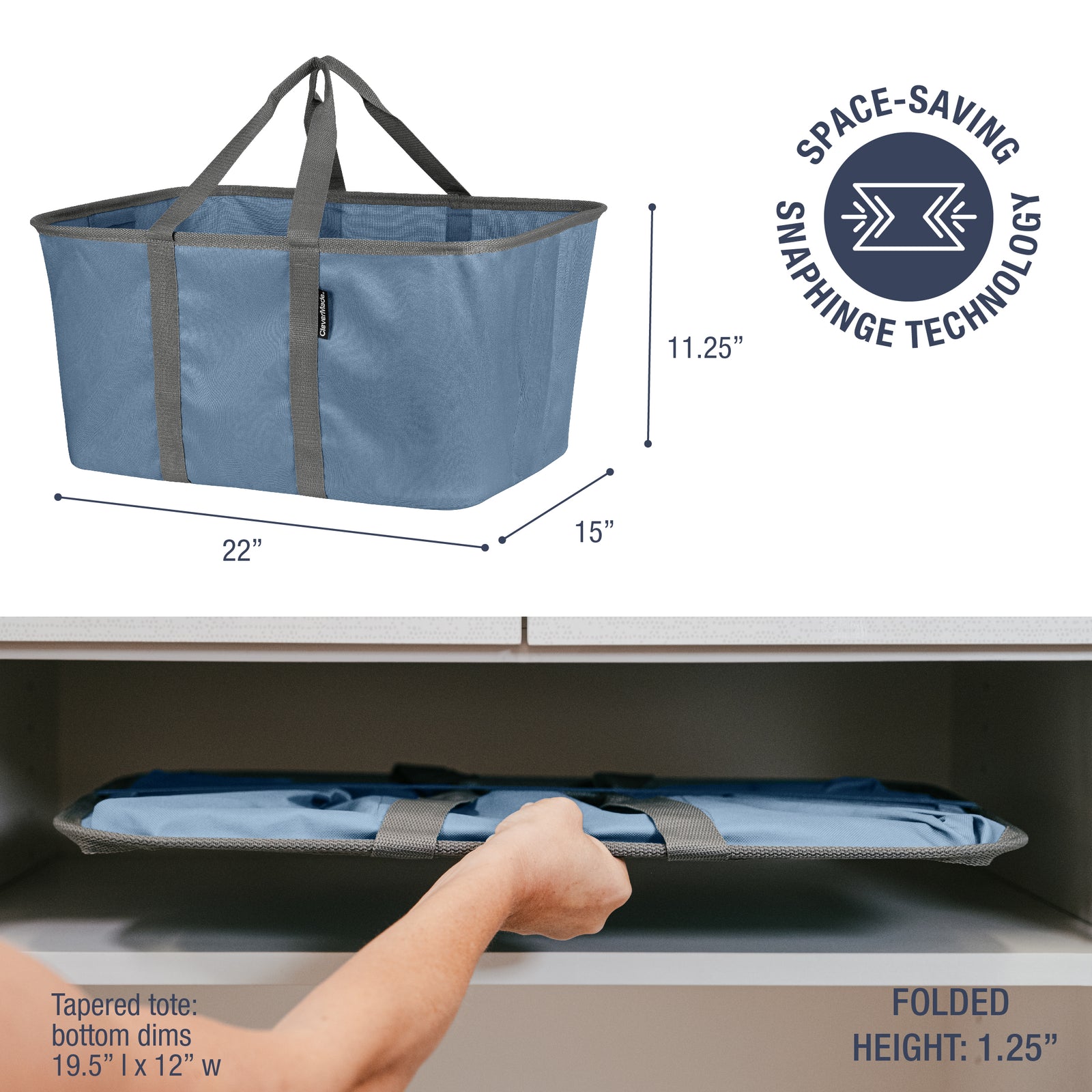 Collapsible Laundry Tote