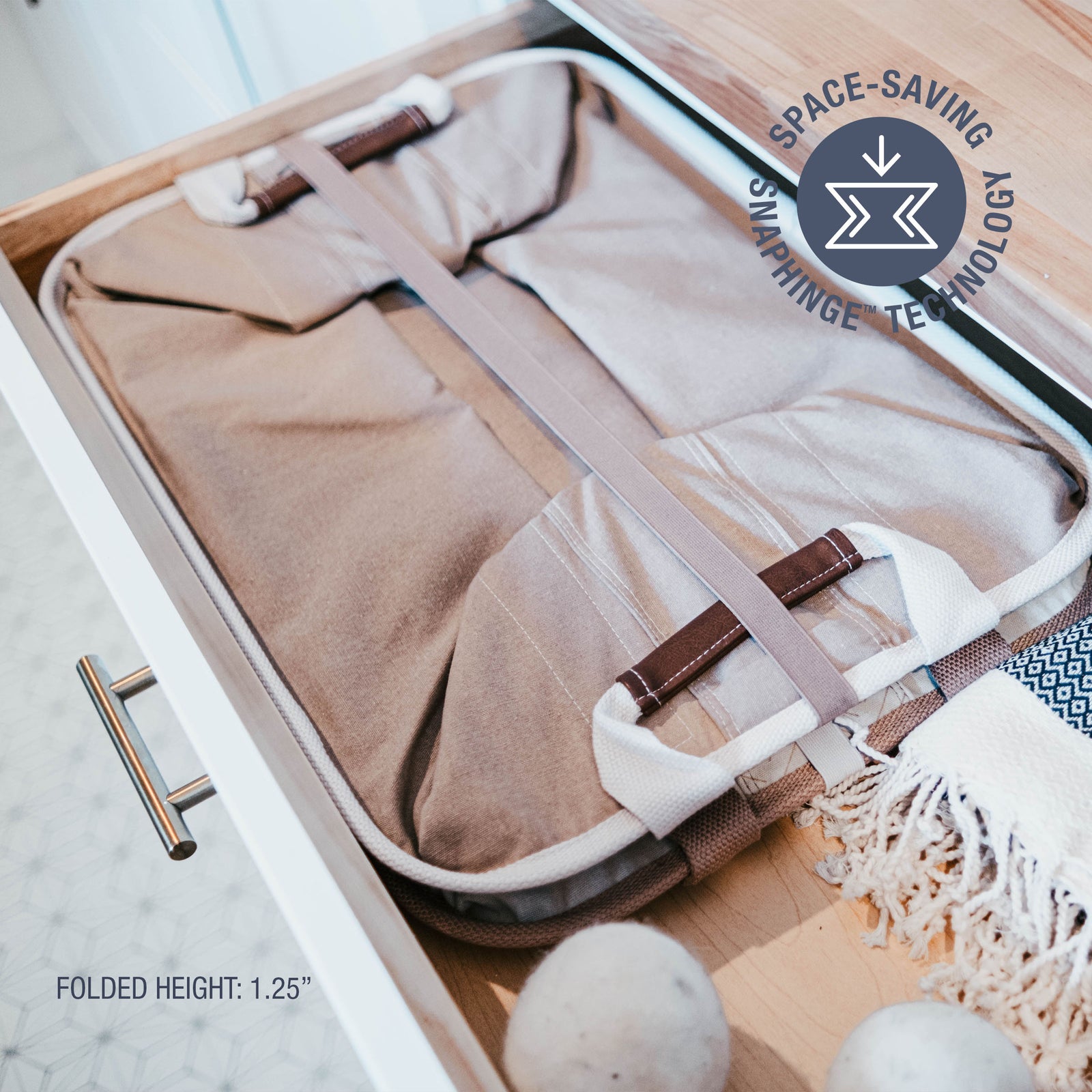 Collapsible Laundry Basket LUXE