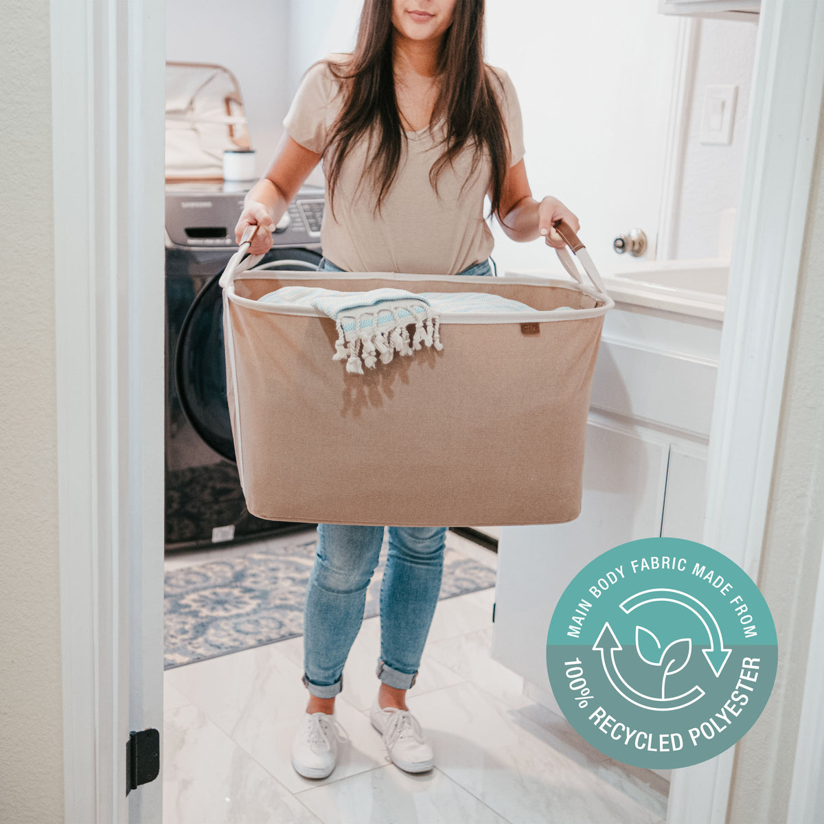 Collapsible Laundry Basket LUXE