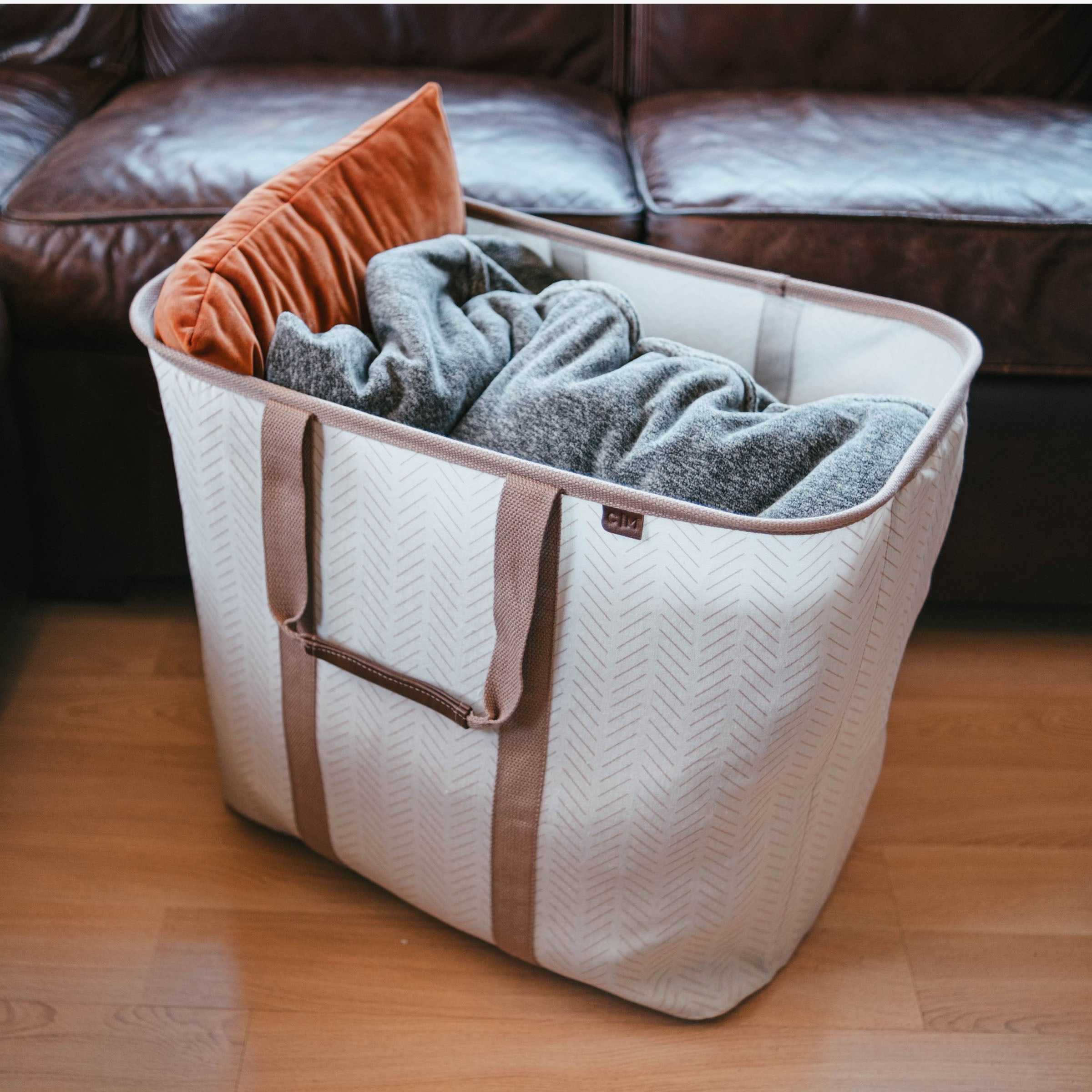 Collapsible Laundry Caddy LUXE | Collapsible Laundry Hamper 64L