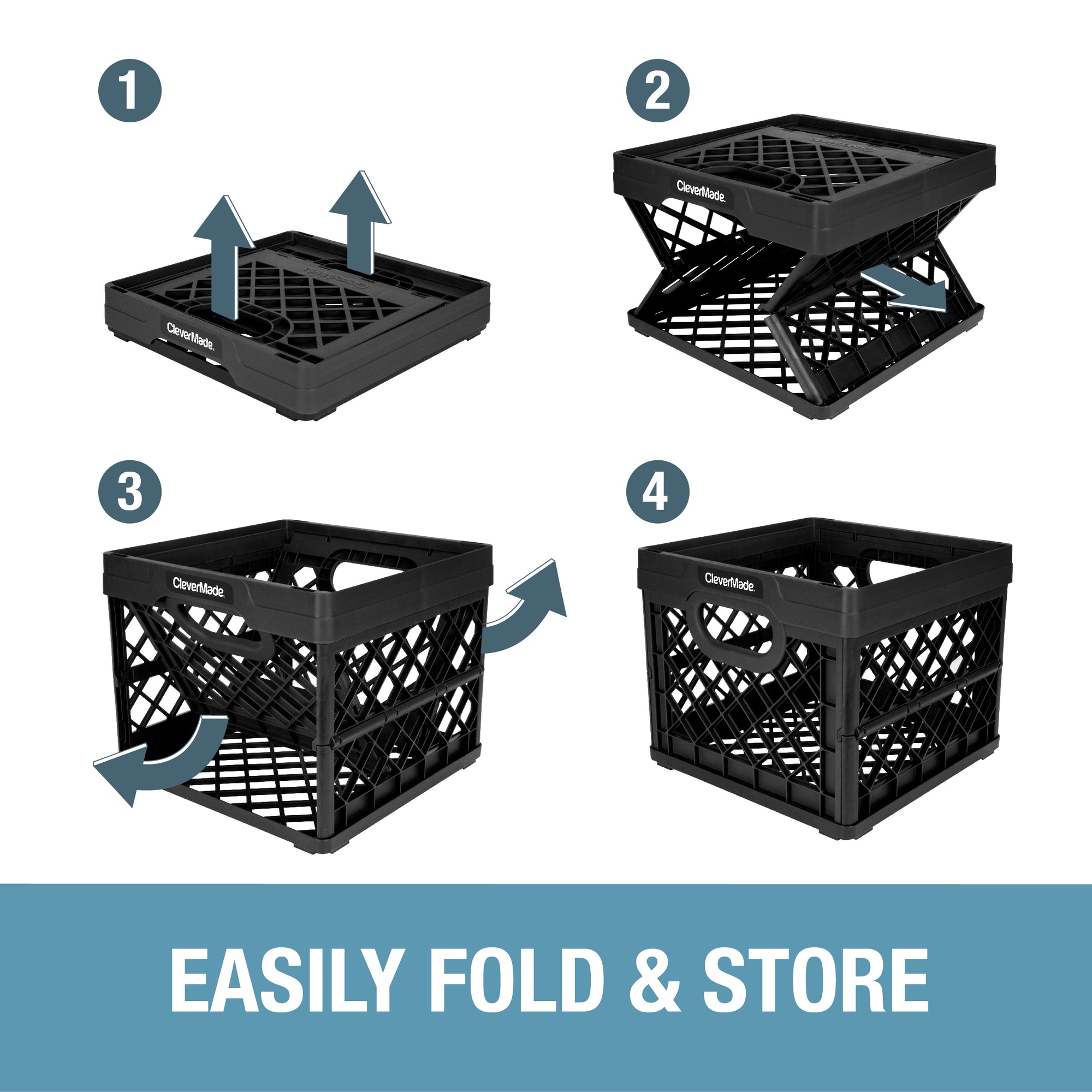 Collapsible Milk Crate