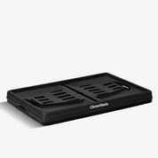 Black collapsible storage crate 60L with 'CleverMade' branding on a white background