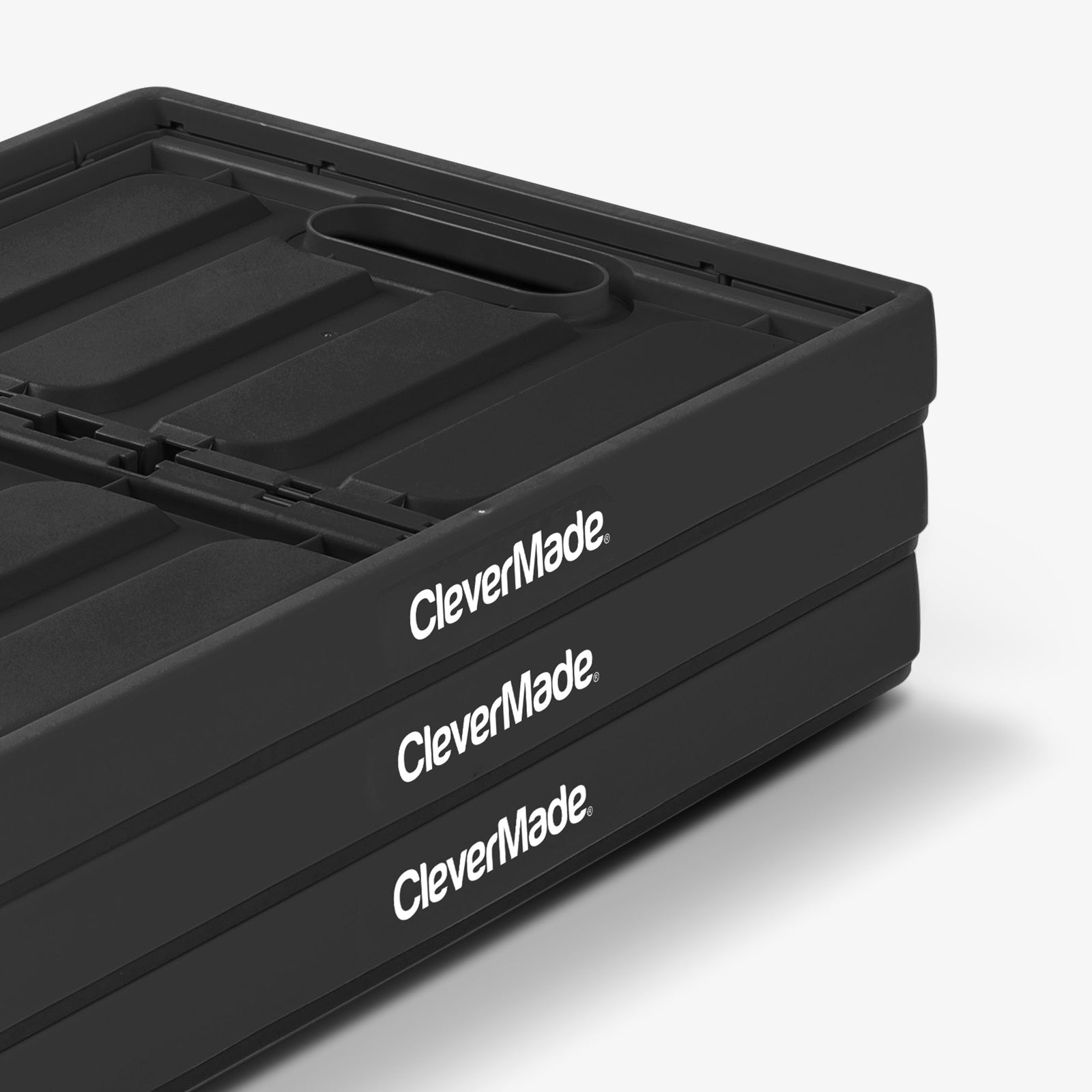 Collapsible Storage Bin with Lid
