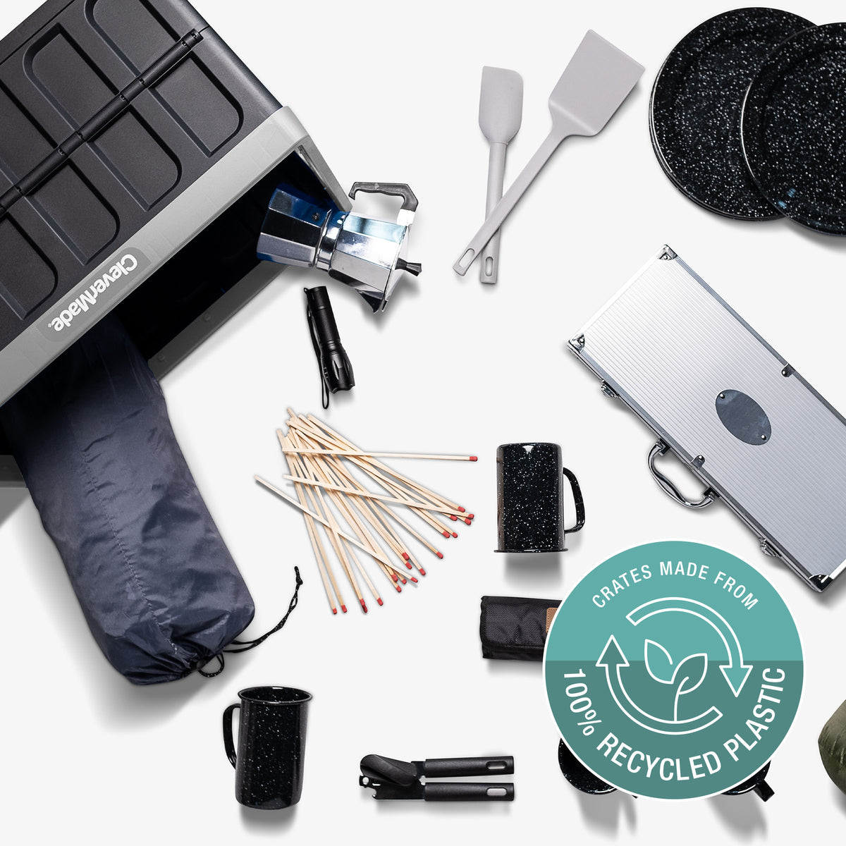 Collapsible Storage Bin with Lid