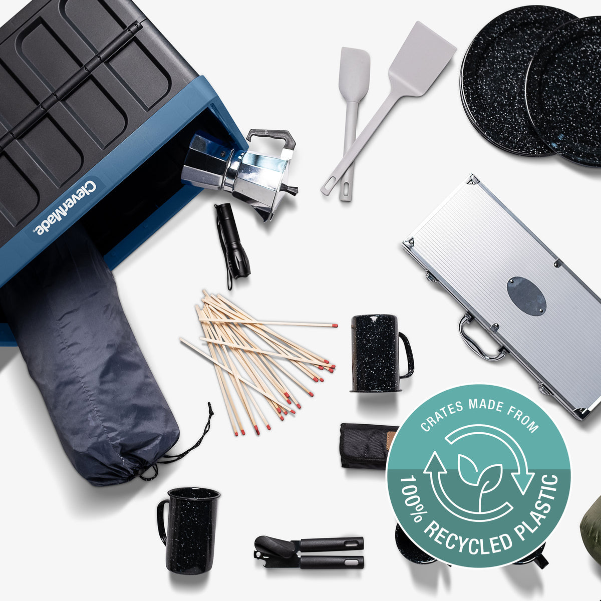 Collapsible Storage Bin with Lid