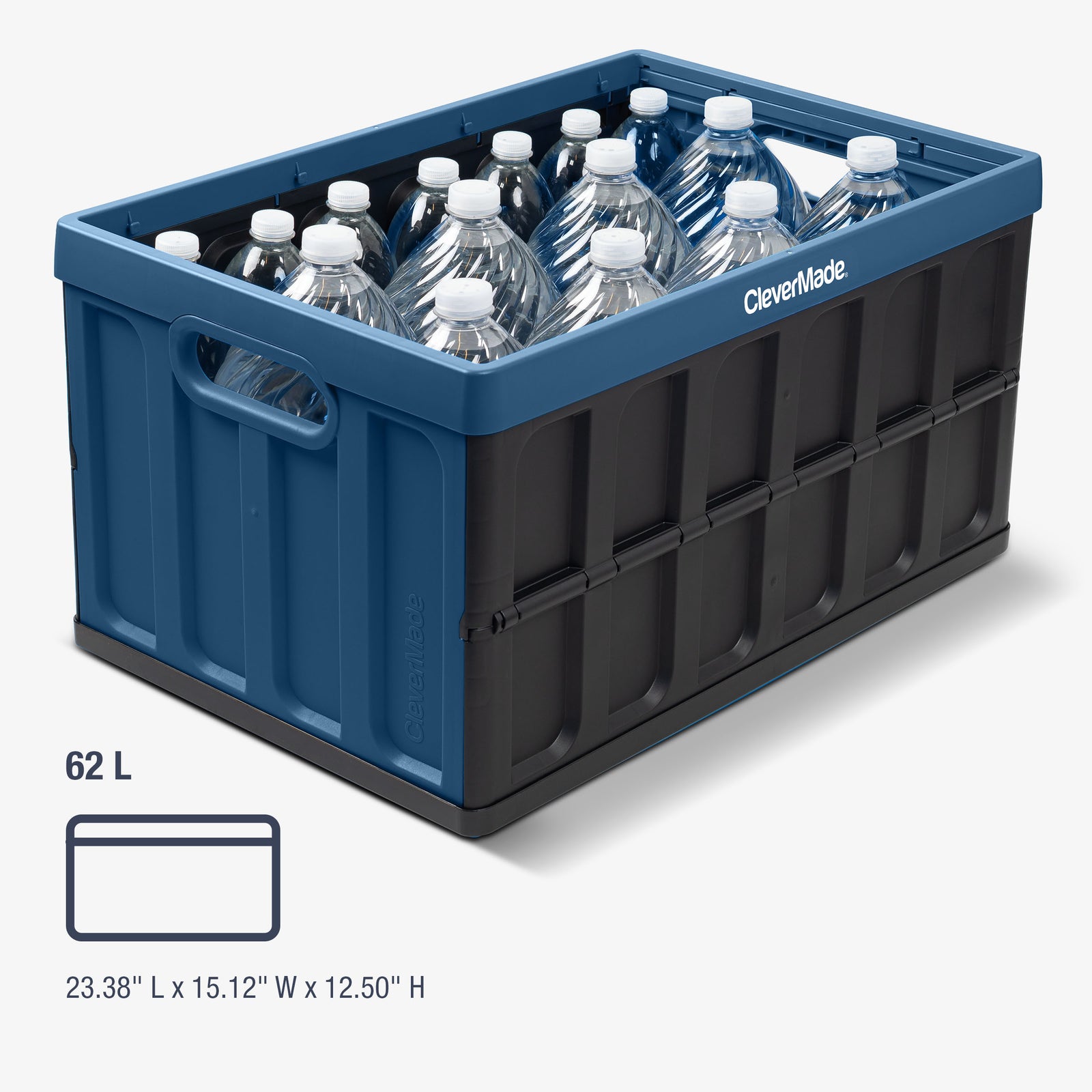 Collapsible Storage Bin with Lid