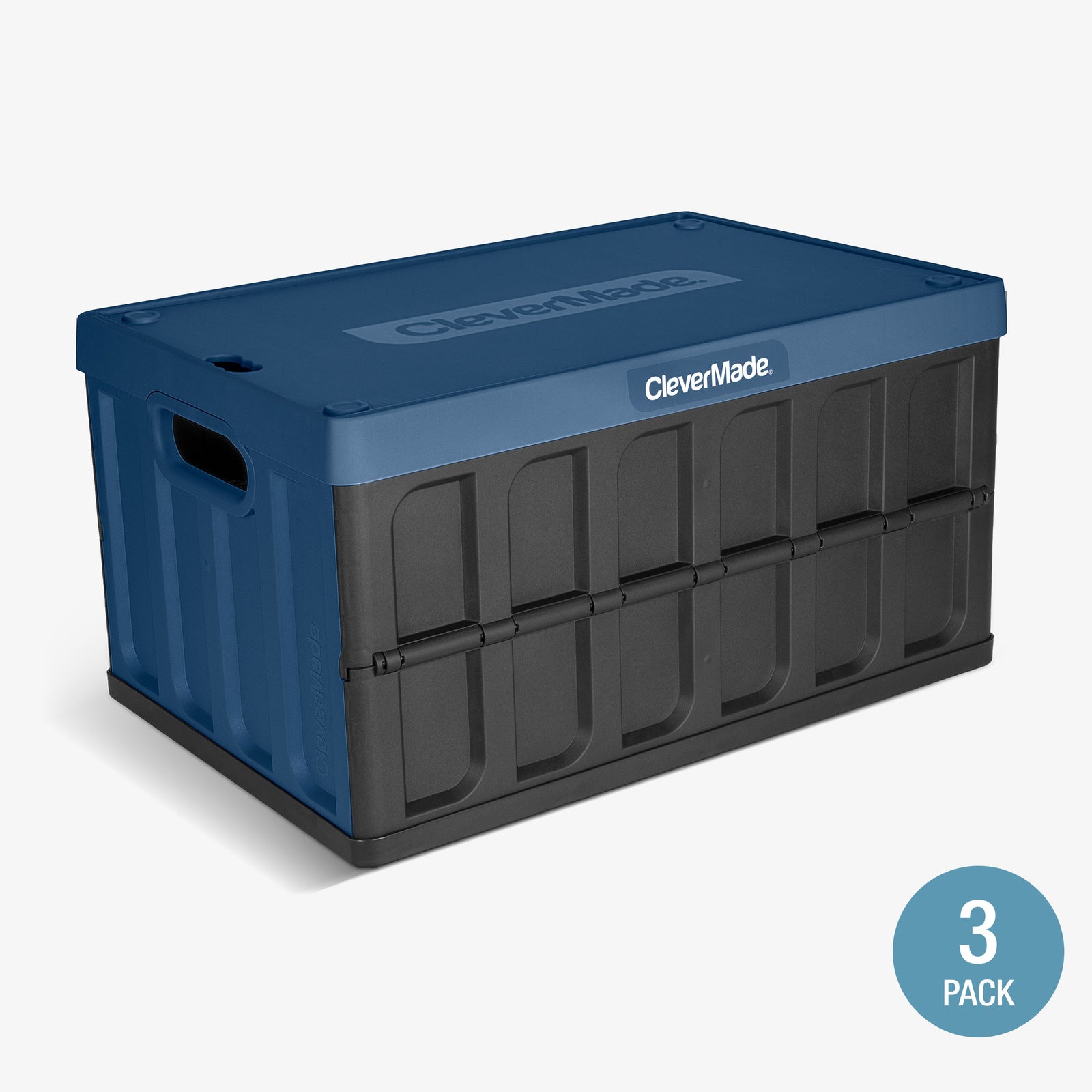 Collapsible Storage Bin with Lid
