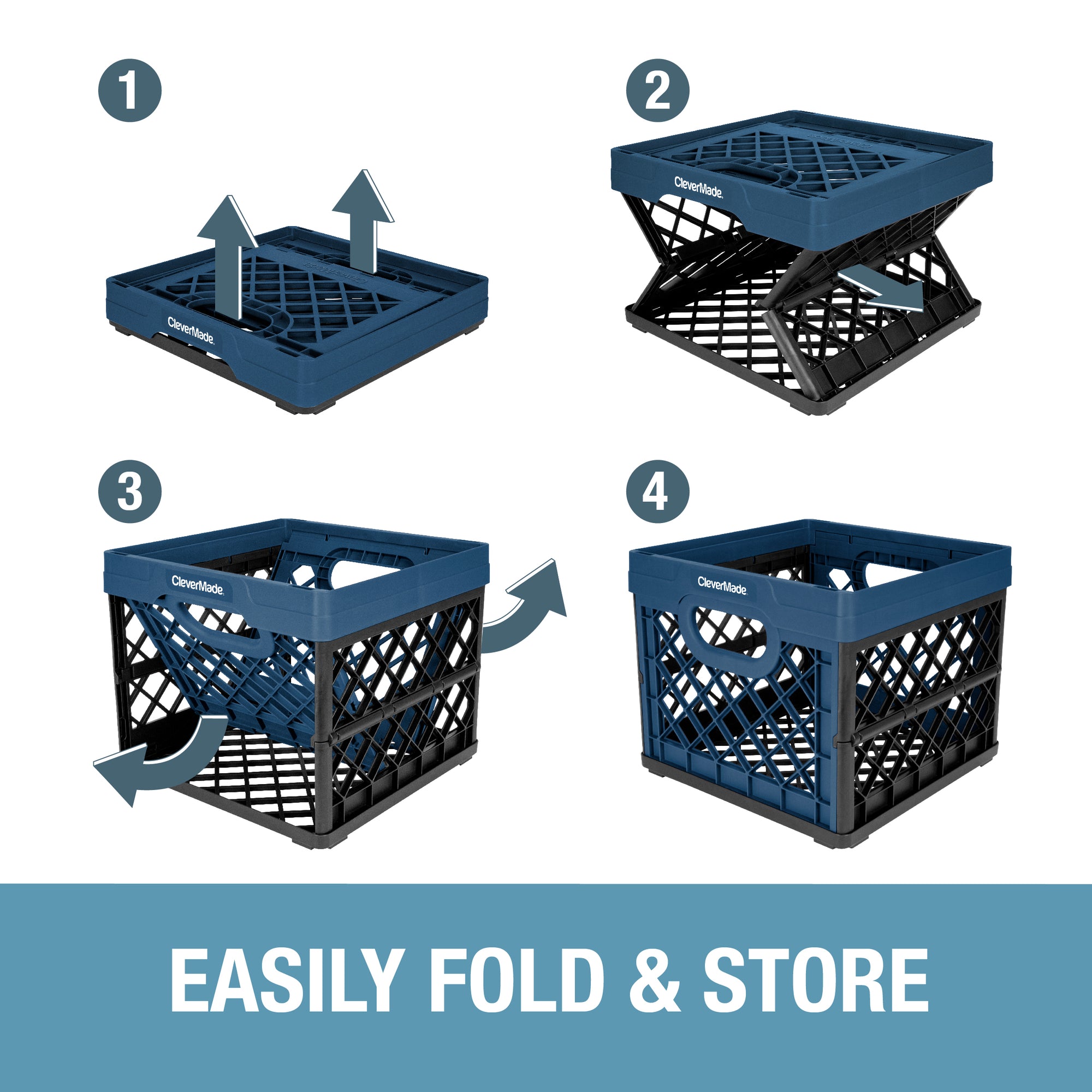 Collapsible Milk Crate