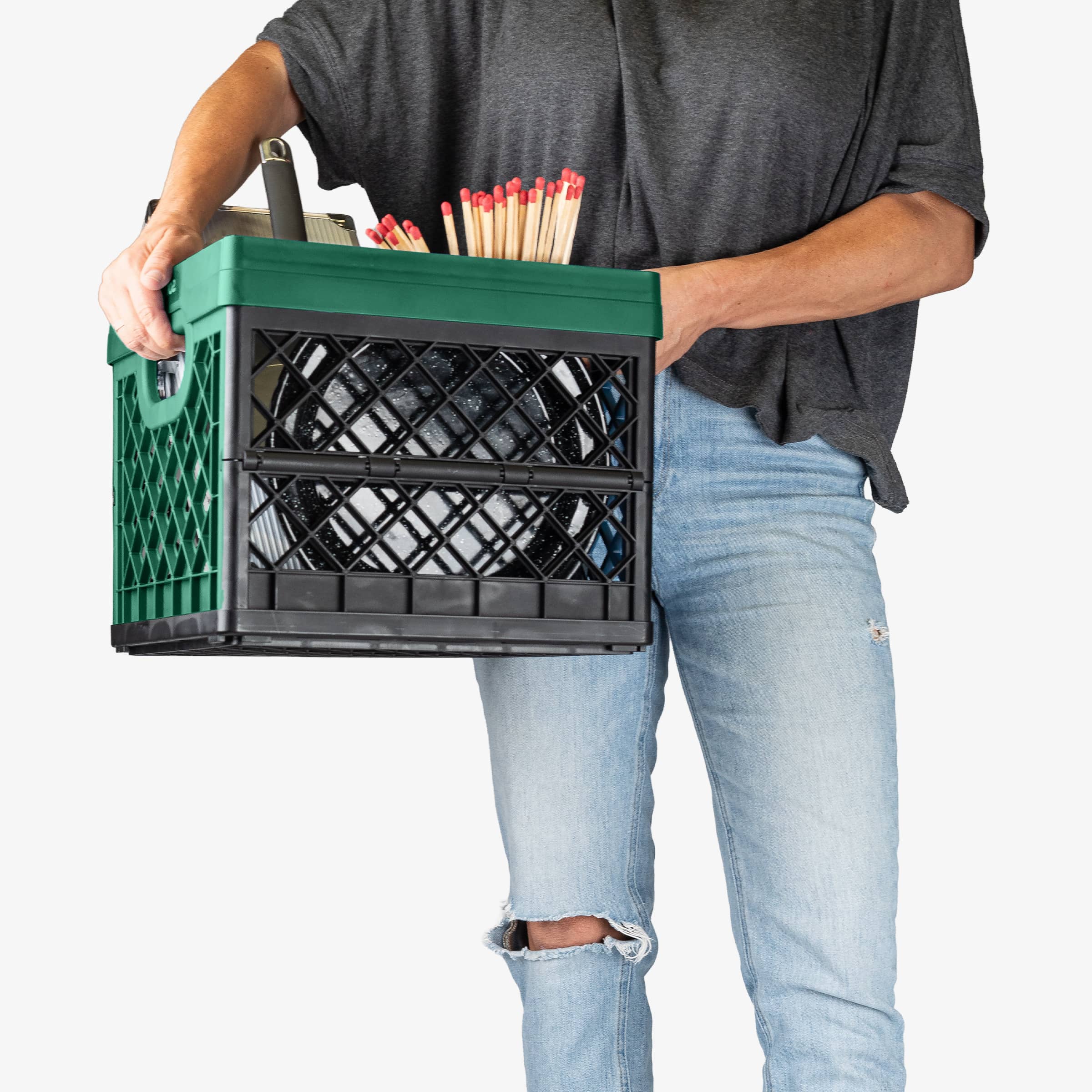 Collapsible Milk Crate