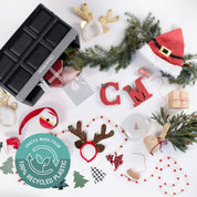 A 46L gray-black collapsible storage bin made from 100% recycled plastic - for storing Christmas decor