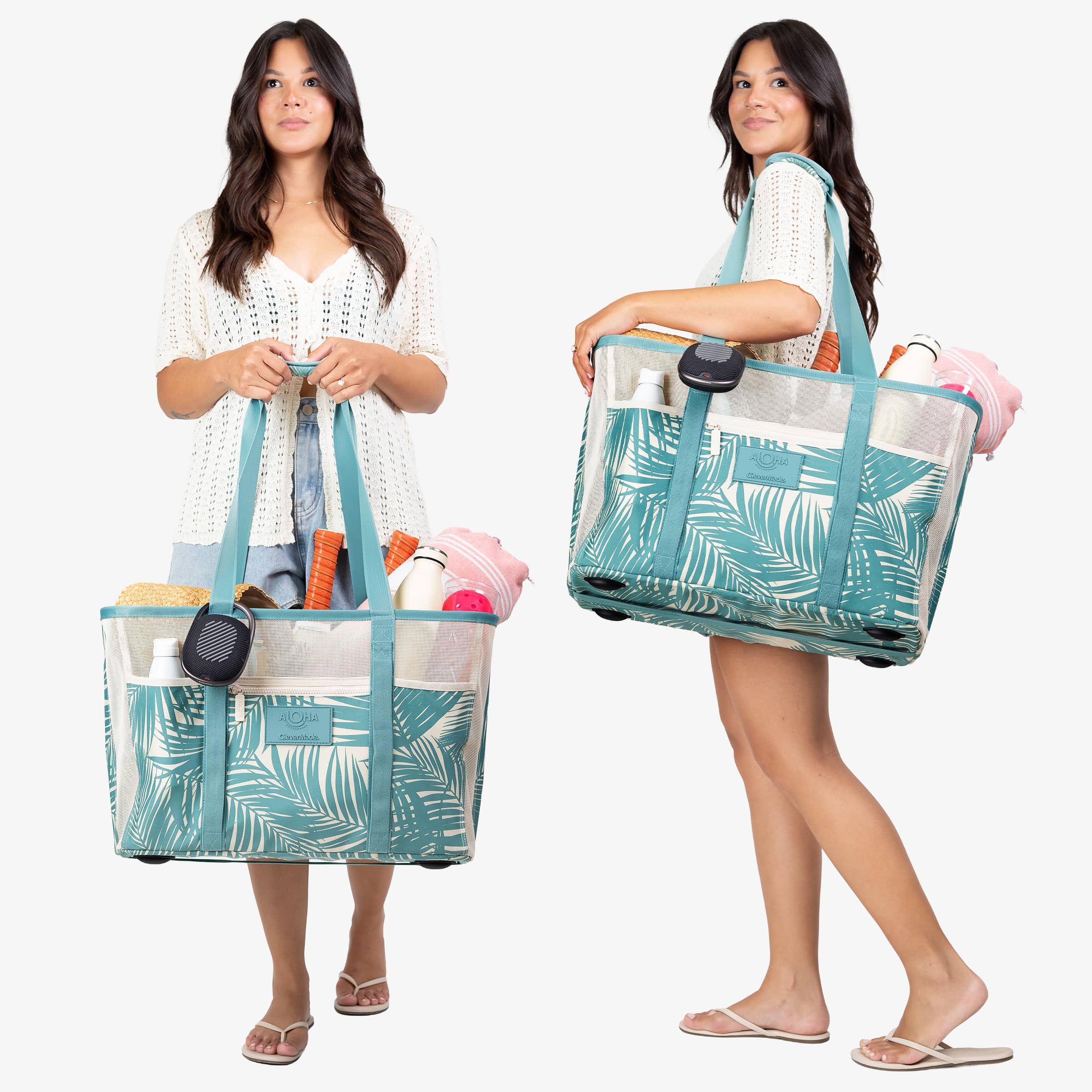Aloha Collection Collapsible Beach Tote