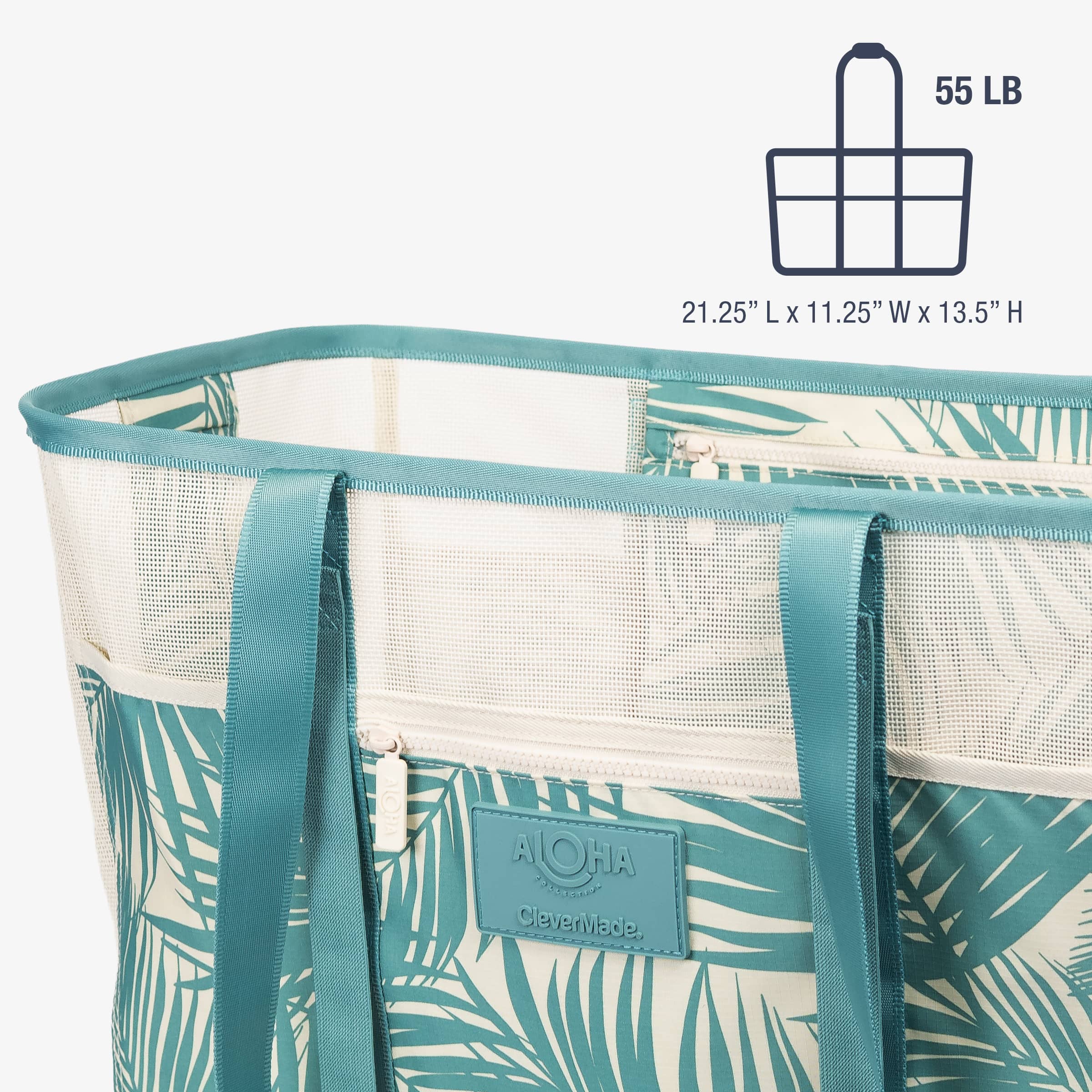 Aloha Collection Collapsible Beach Tote
