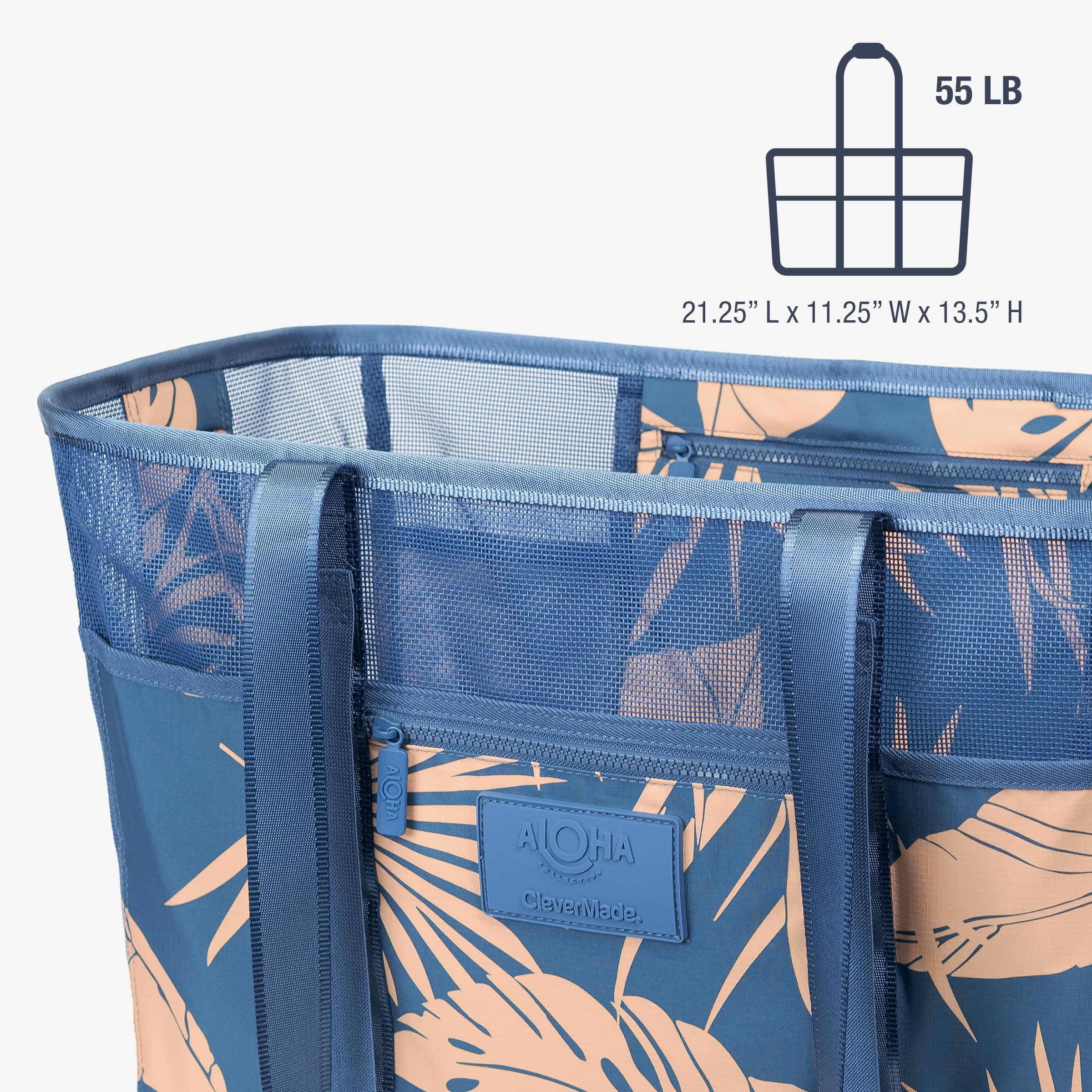Aloha Collection Collapsible Beach Tote