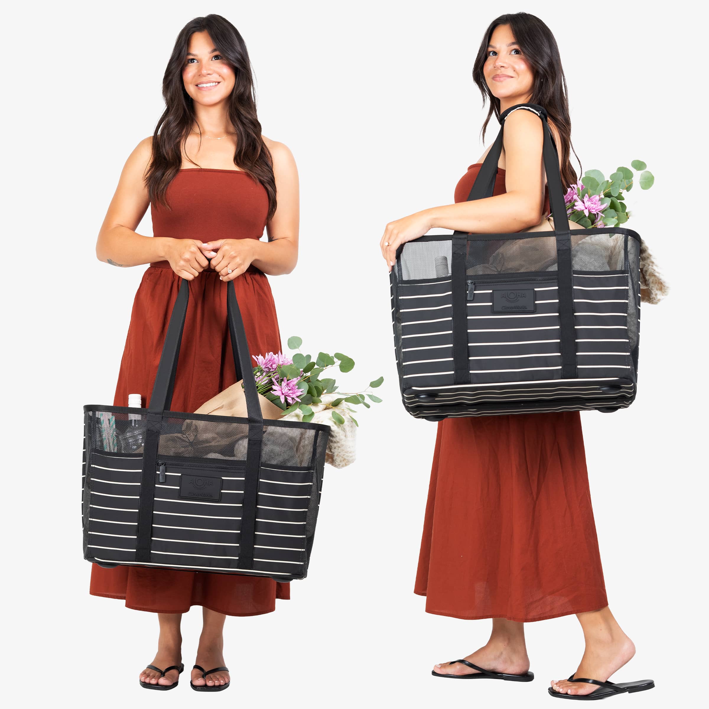 Aloha Collection Collapsible Beach Tote