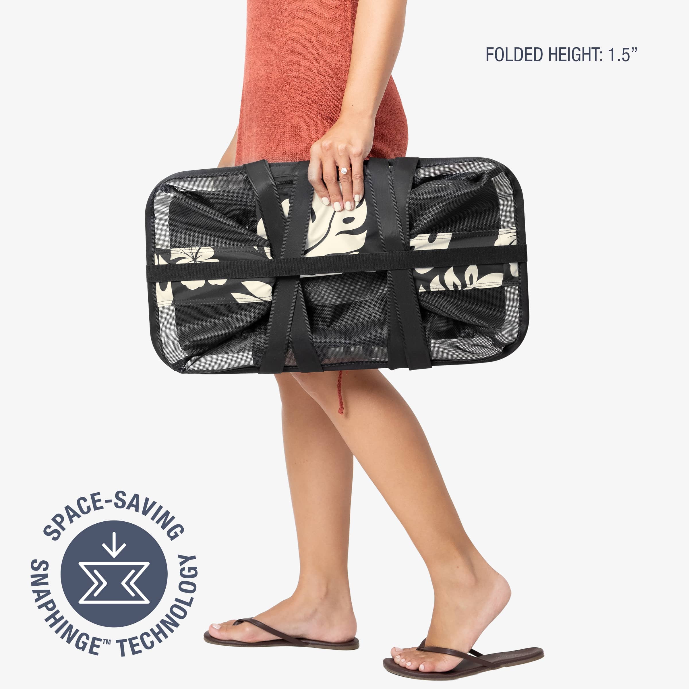 Aloha Collection Collapsible Beach Tote