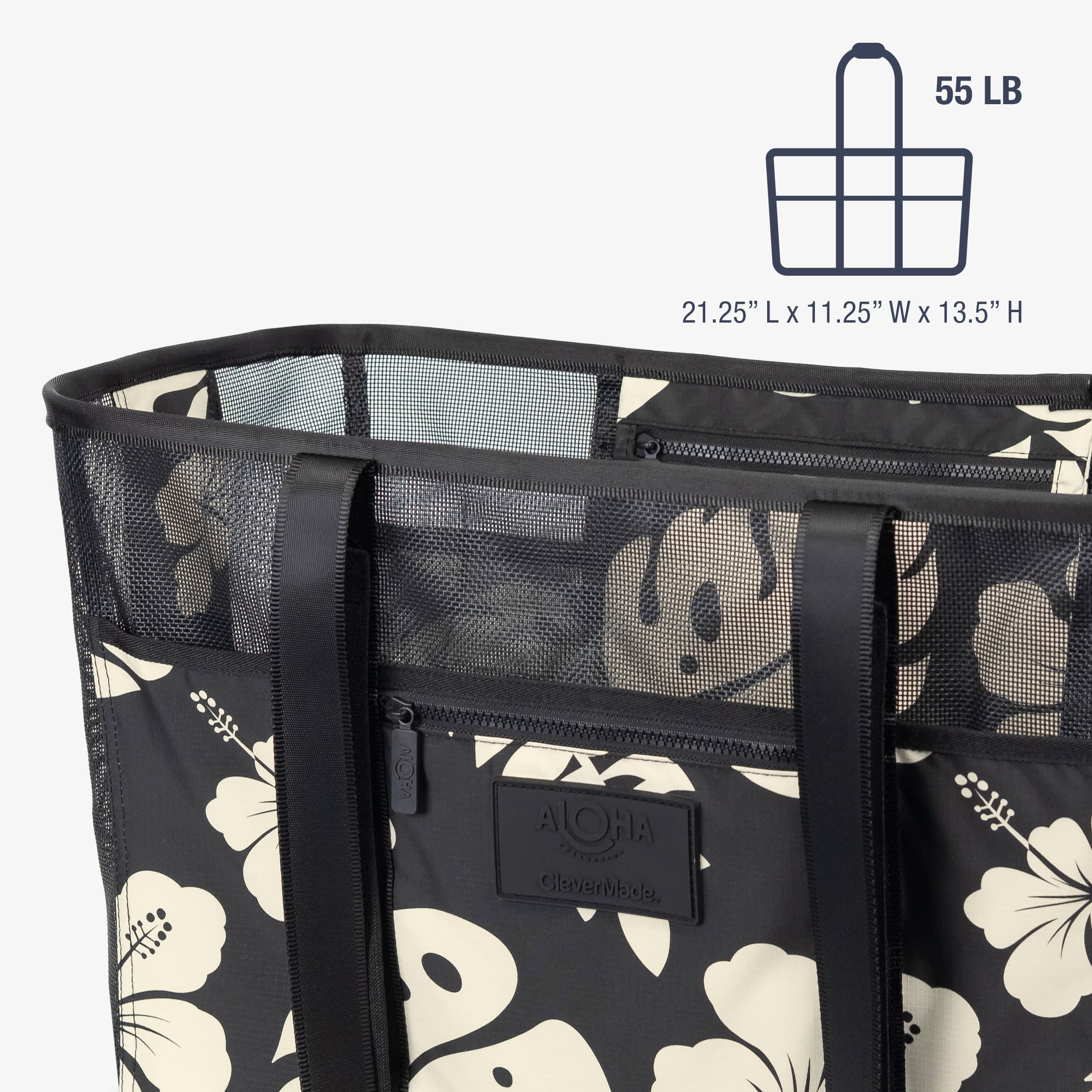 Aloha Collection Collapsible Beach Tote