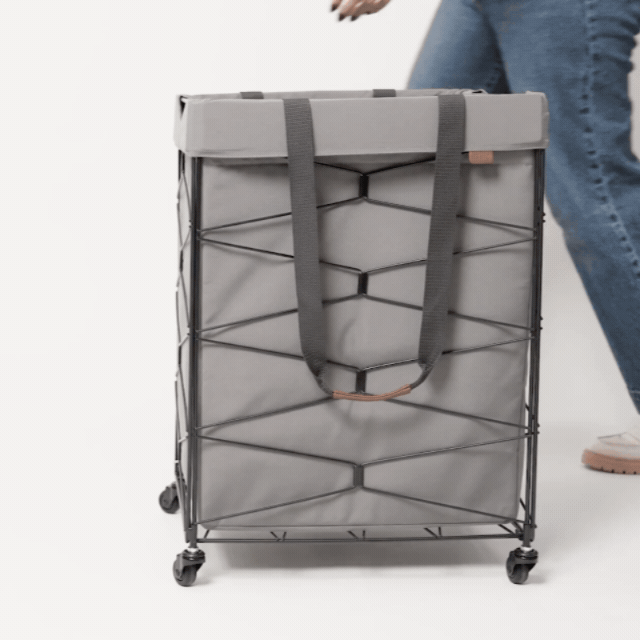 Flex Frame Rolling Hamper
