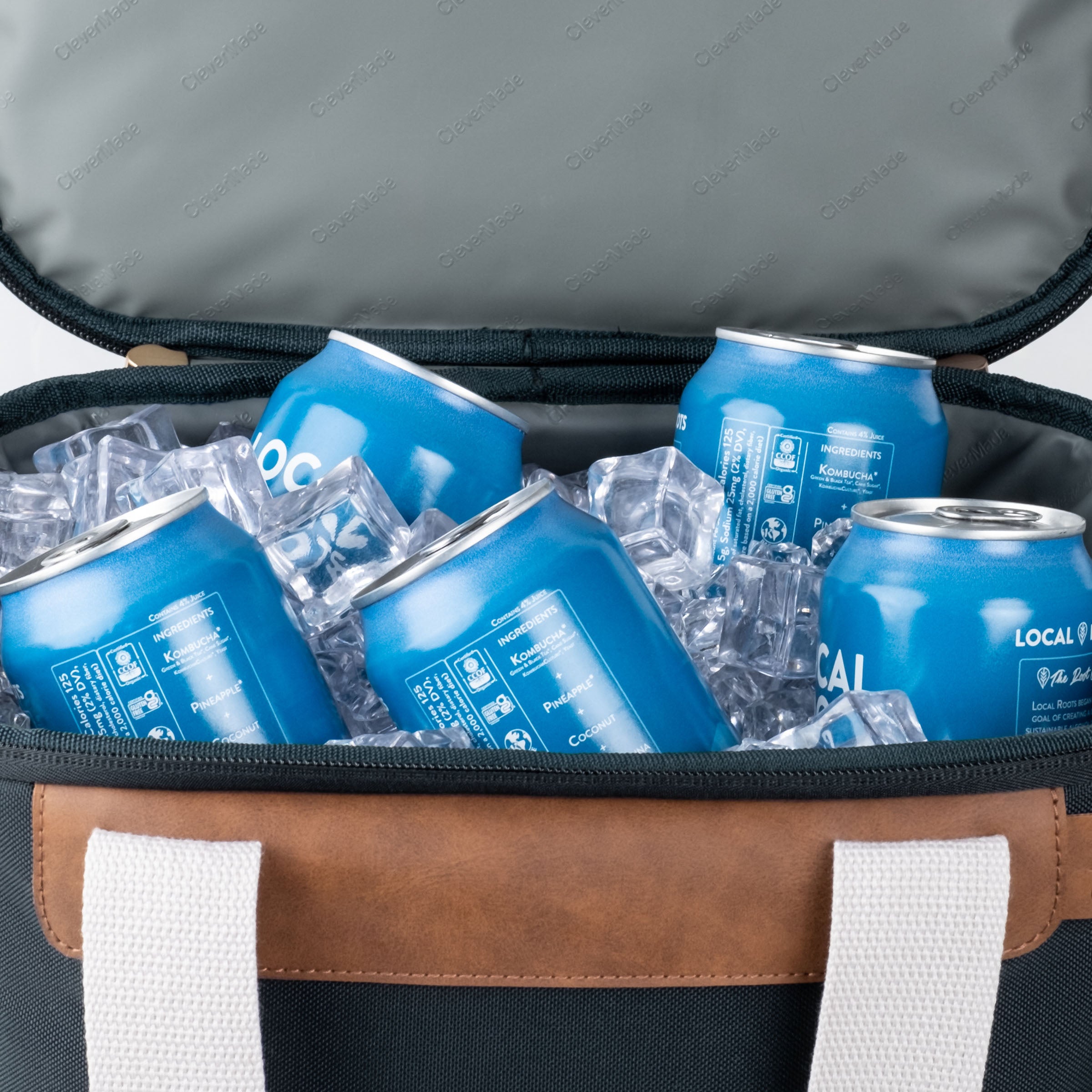 Malibu Collapsible Cooler Bag | Malibu Luxe 18 Can Cooler | CleverMade
