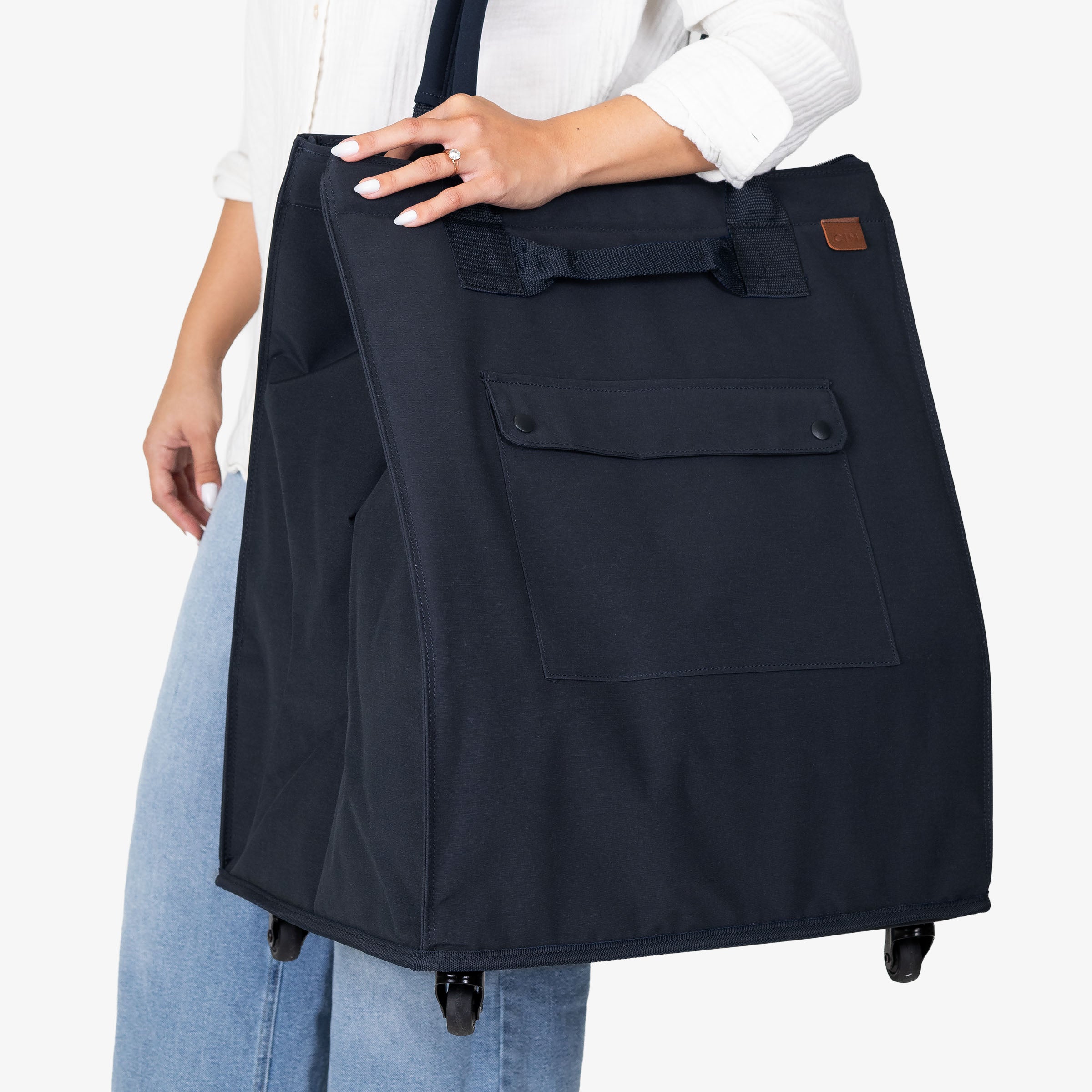 Rolling Hauler Tote 90L | Collapsible Rolling Utility Tote