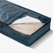 CleverMade storage slide 46L full of garments