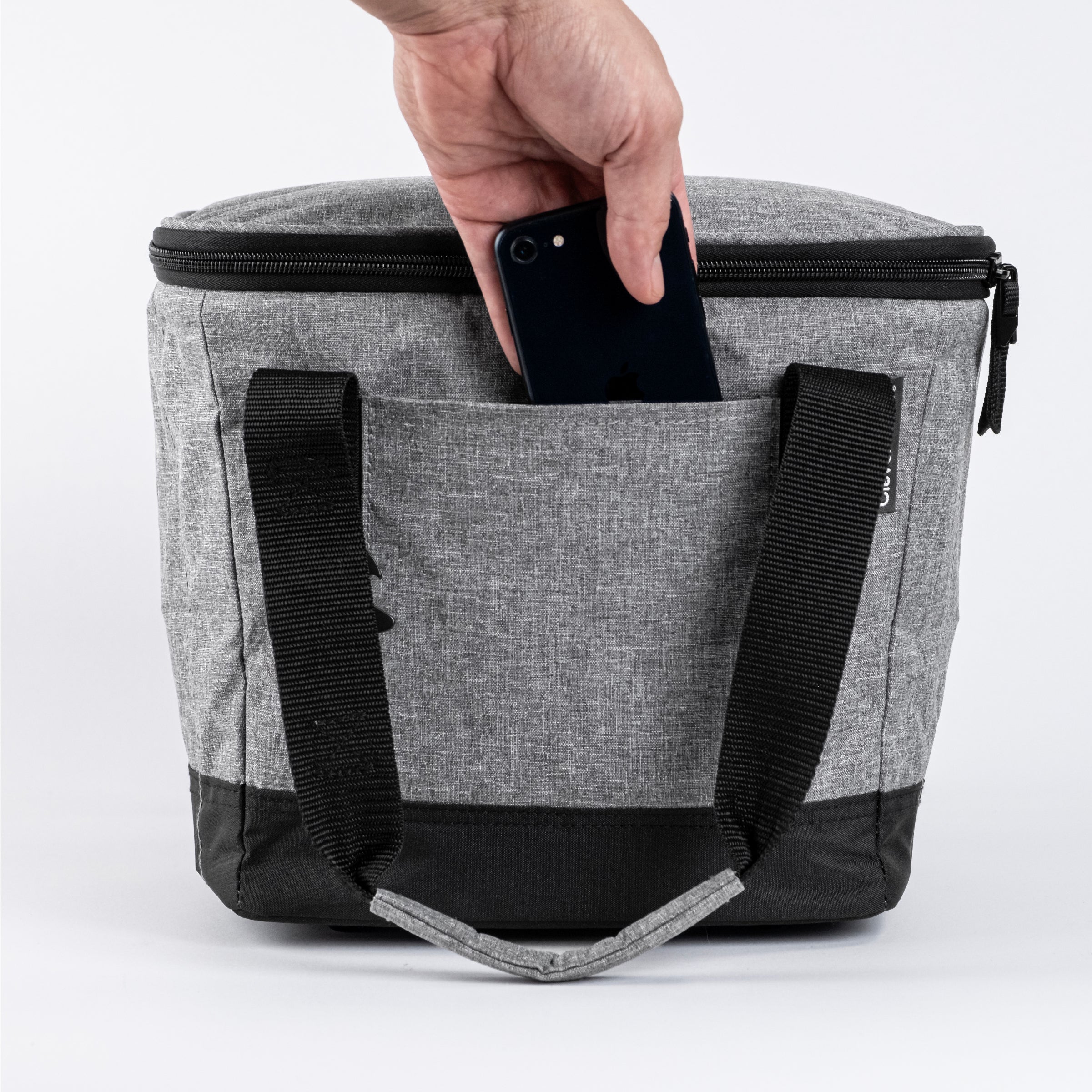 Eco Tahoe Collapsible Cooler bag (18 can) with pocket that can hold phone etc