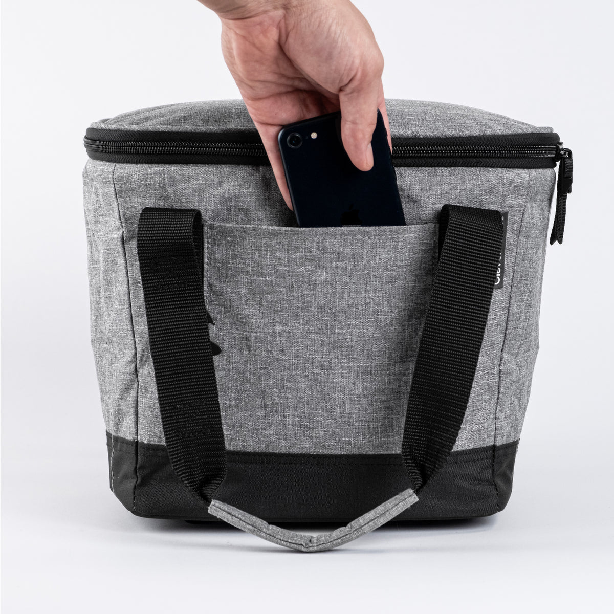 Eco Tahoe Collapsible Cooler bag (18 can) with pocket that can hold phone etc