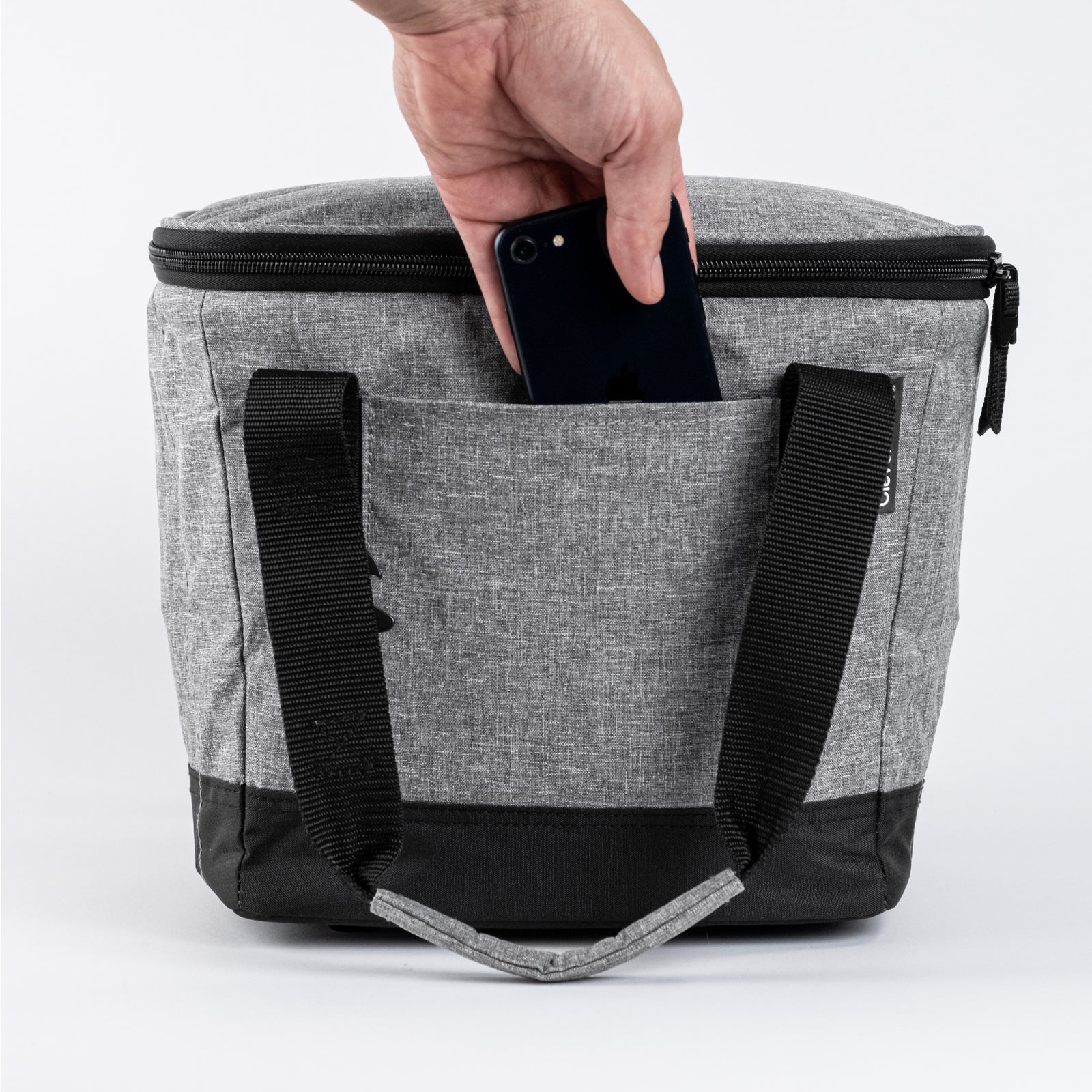 Eco Tahoe Collapsible Cooler bag (18 can) with pocket that can hold phone etc