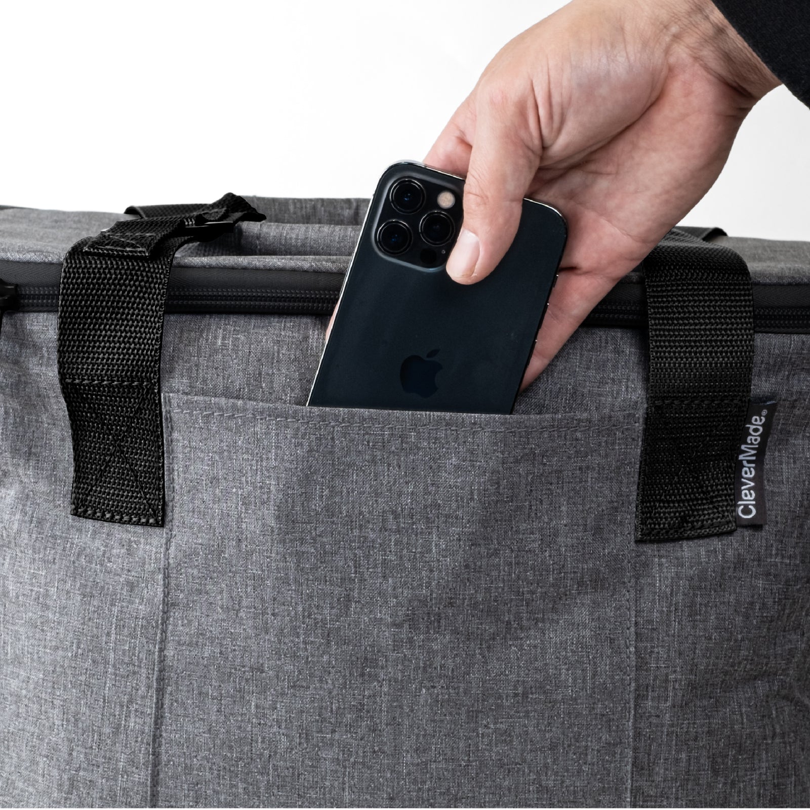 Eco Tahoe Collapsible Cooler bag (50 can) with pocket that can hold phone etc