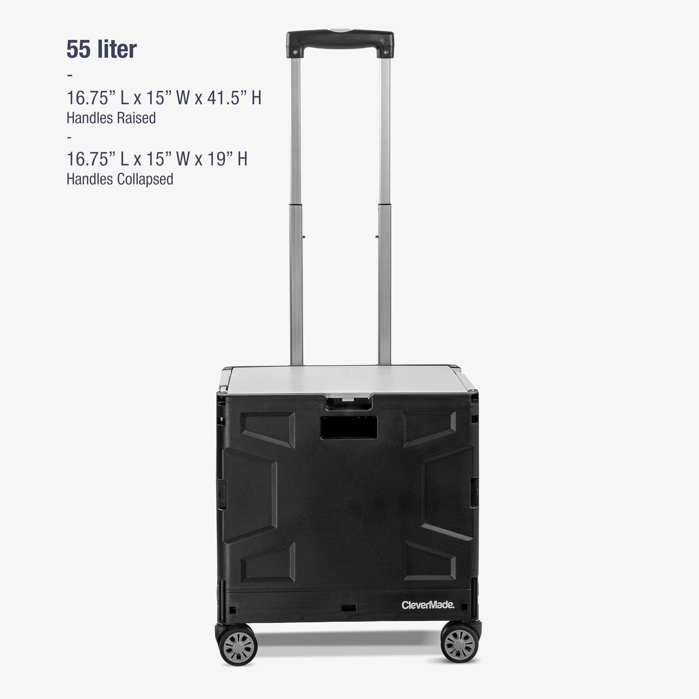 Collapsible Wheeled Crate - 4 Wheels