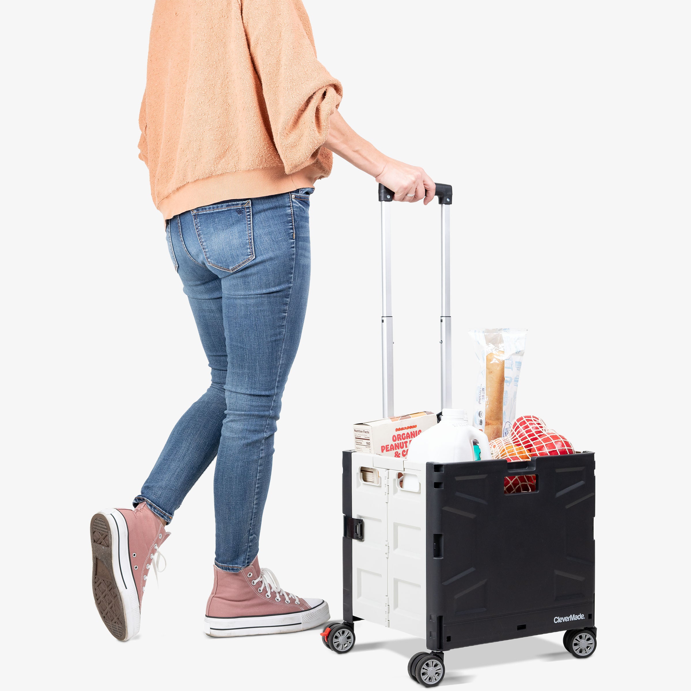 Collapsible Wheeled Crate - 4 Wheels
