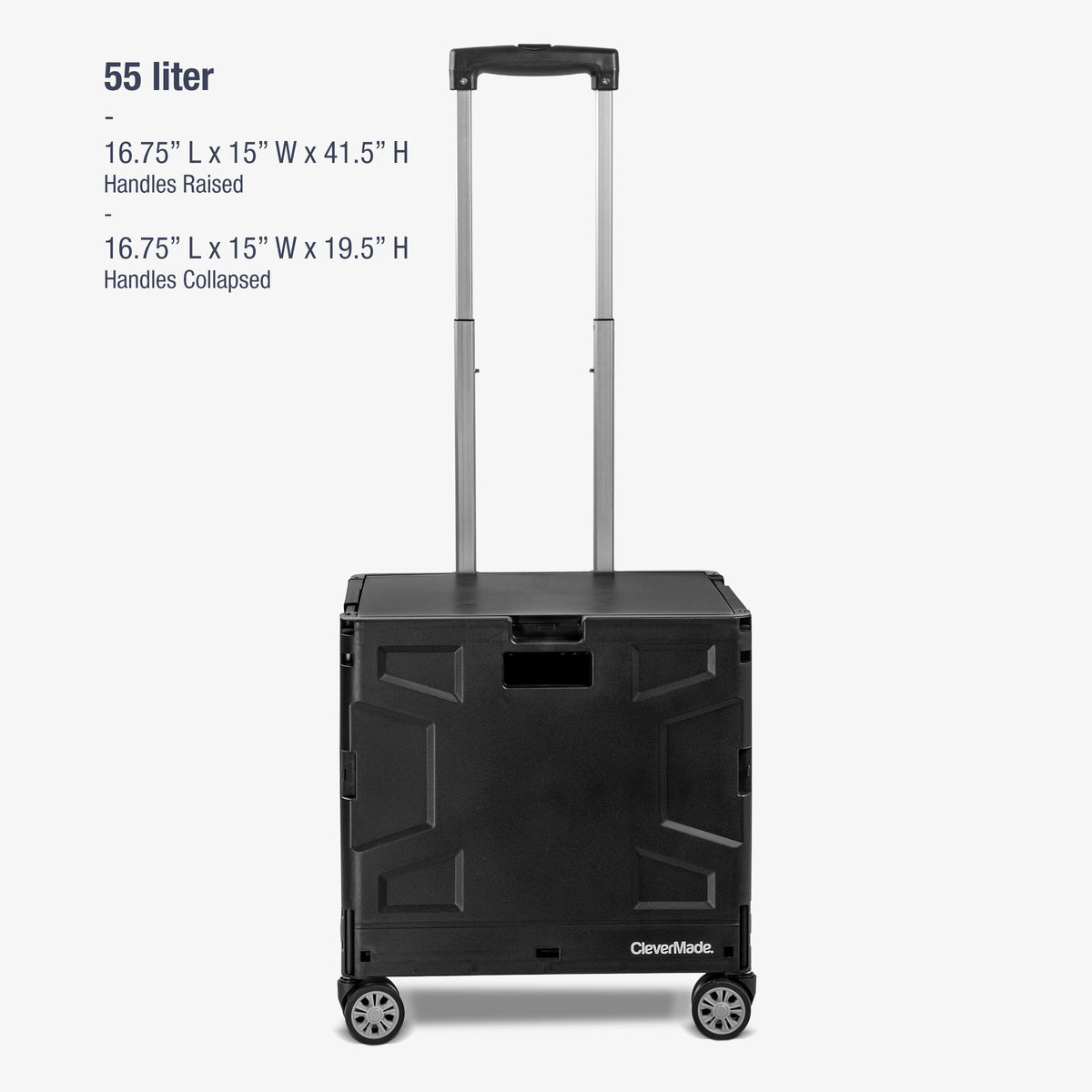 Collapsible Wheeled Crate - 4 Wheels