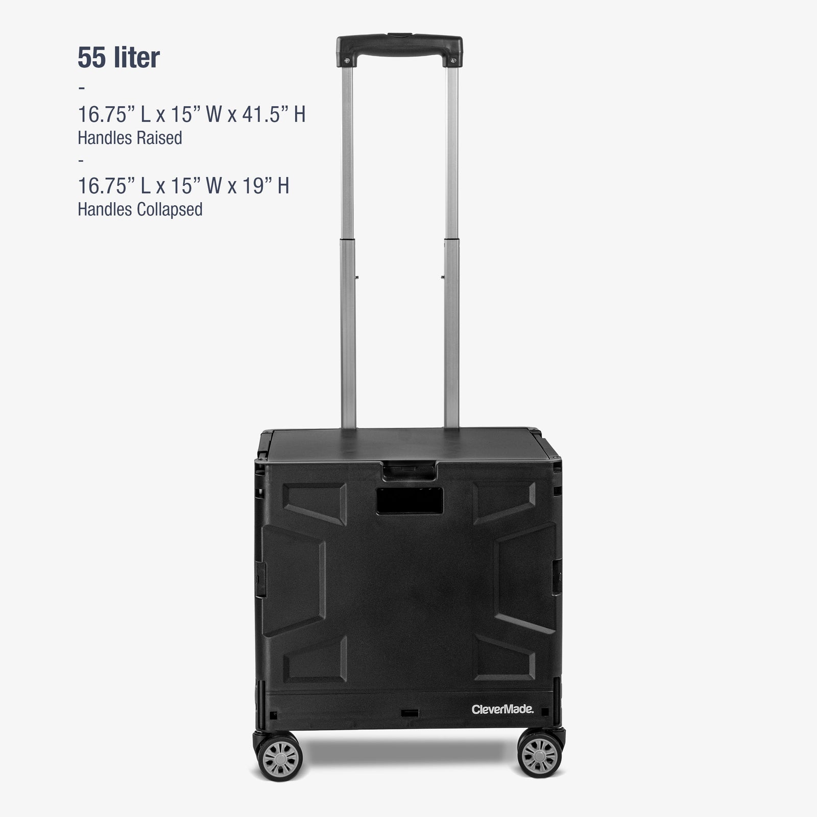 Collapsible Wheeled Crate - 4 Wheels