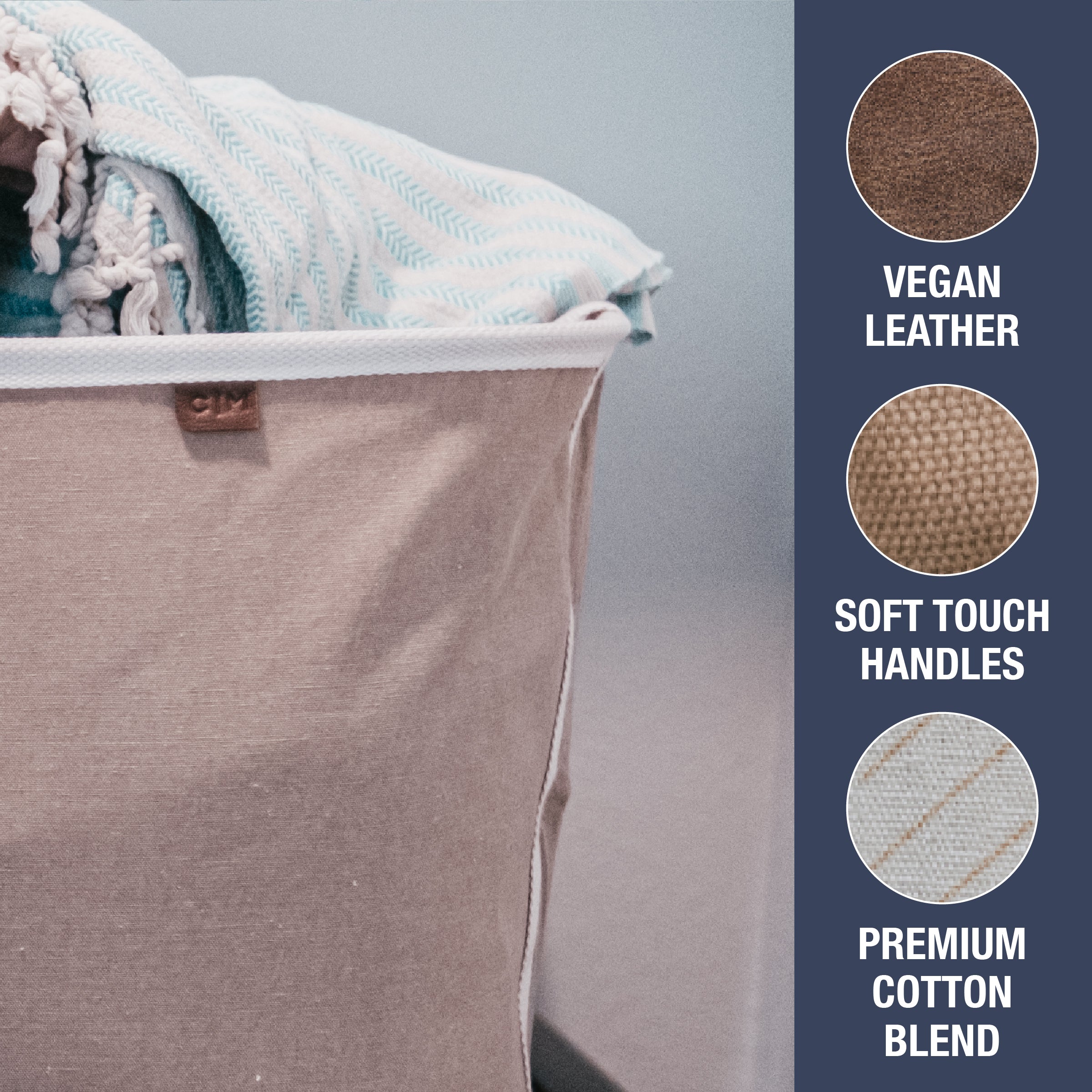 Collapsible Laundry Basket LUXE
