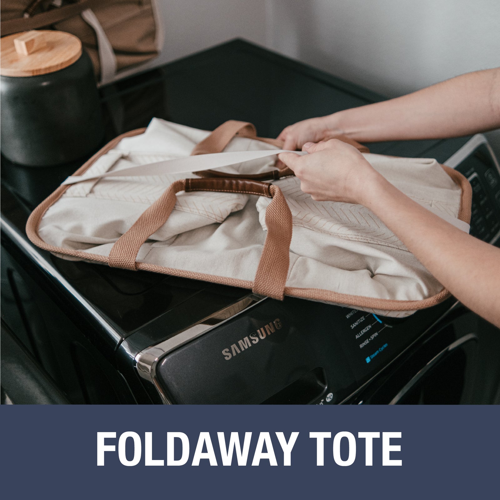 Collapsible Laundry Tote LUXE