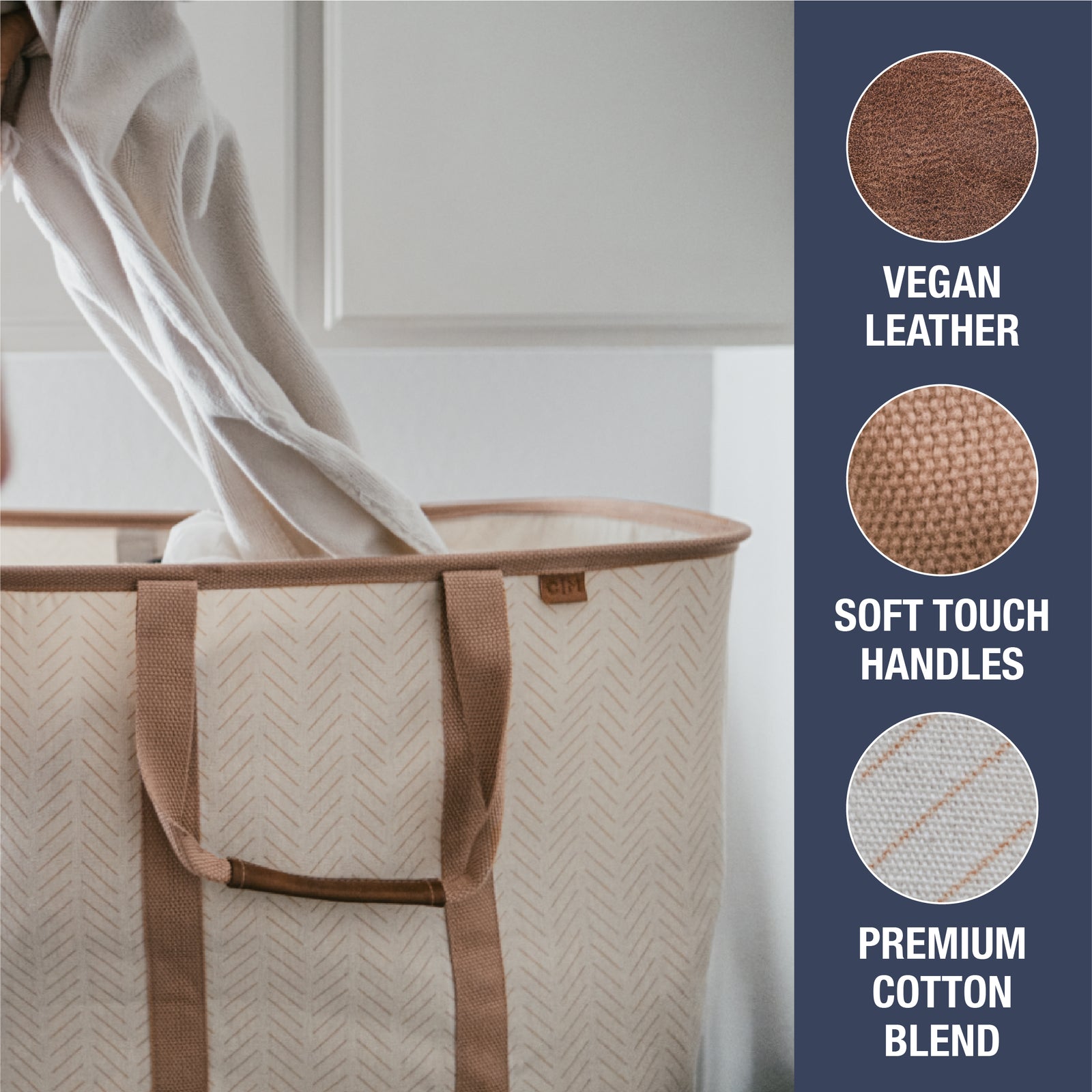 Collapsible Laundry Tote LUXE