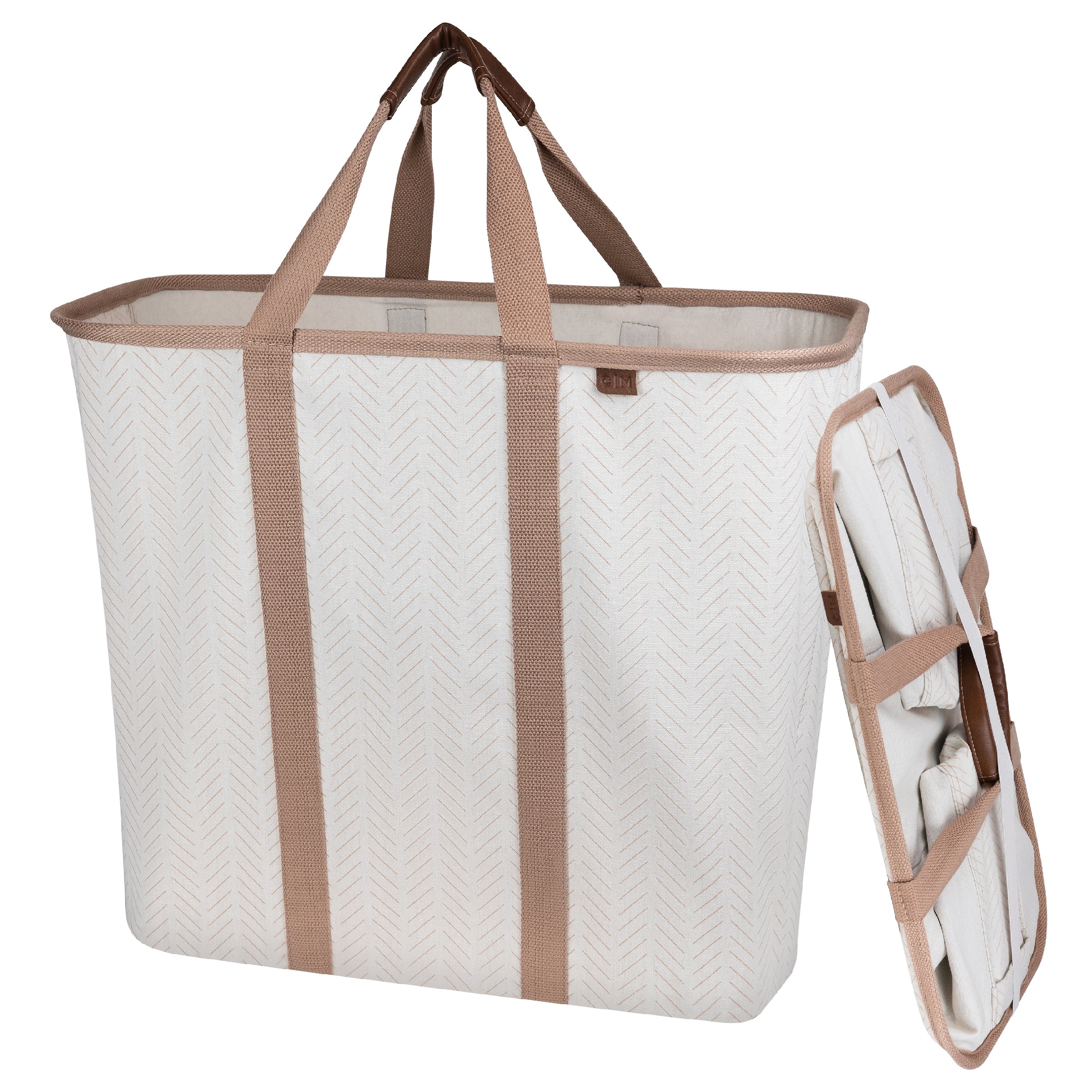 canvas collapsible laundry basket