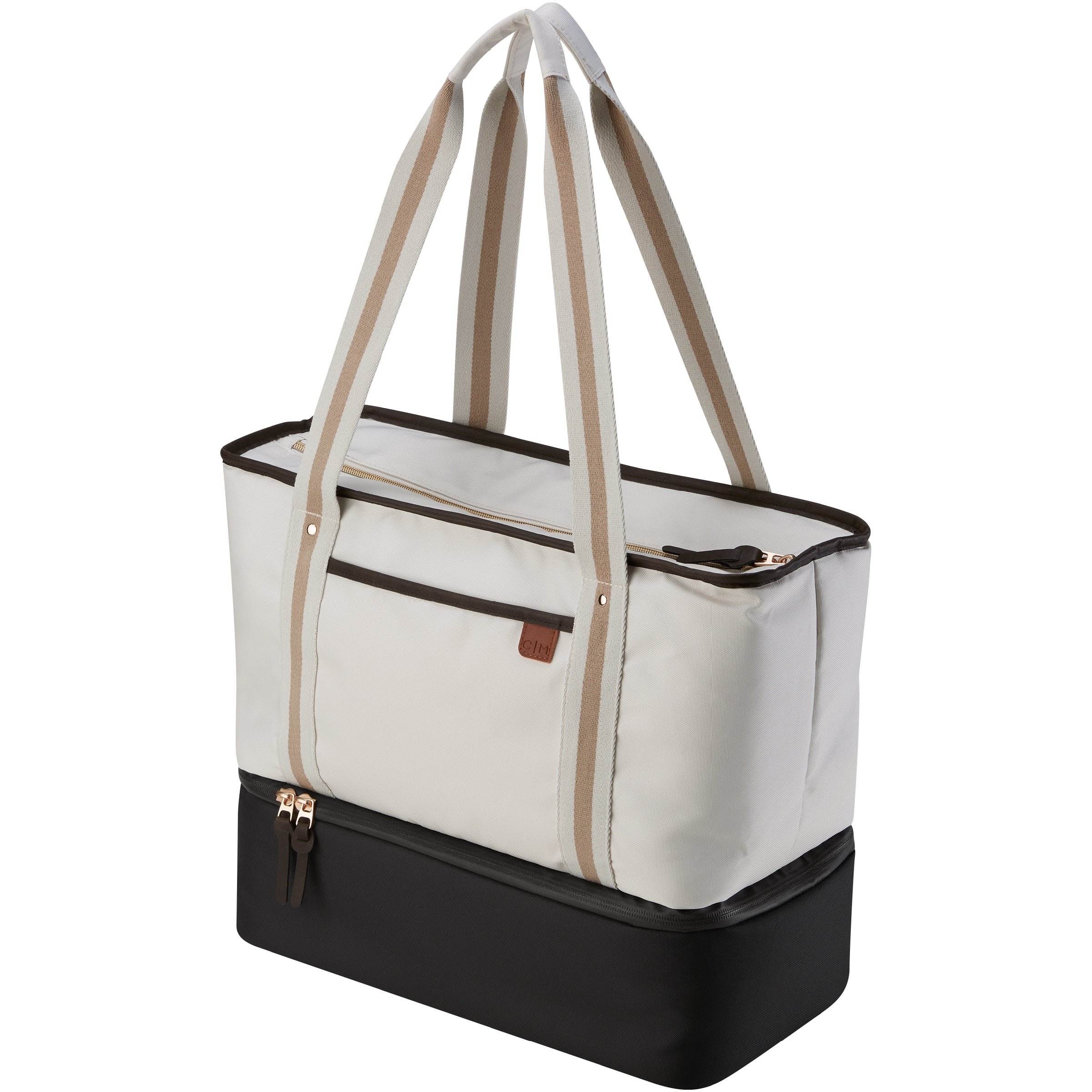 Purse with cooler compartment outlet